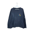 Uniqlo x KAWS x Sesame Street Character Heads Crewneck Black