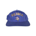 Vintage Minnesota Vikings Arch Logo SnapBack Faded Purple