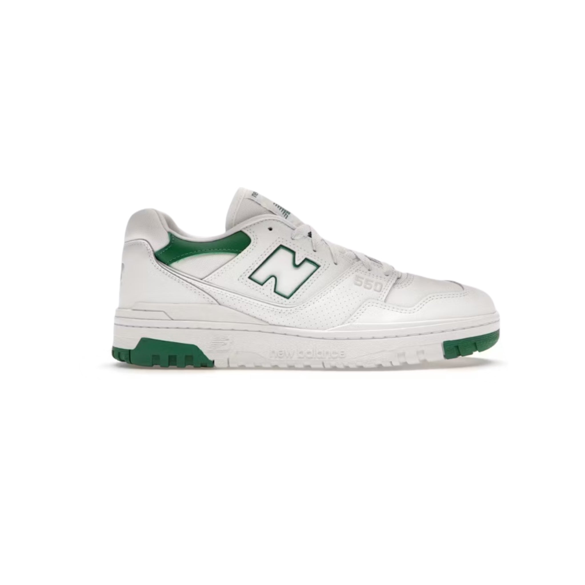 New Balance 550 White Classic Green