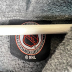 Vintage NHL Calgary Flames Fleece Embroidered Hoodie Grey