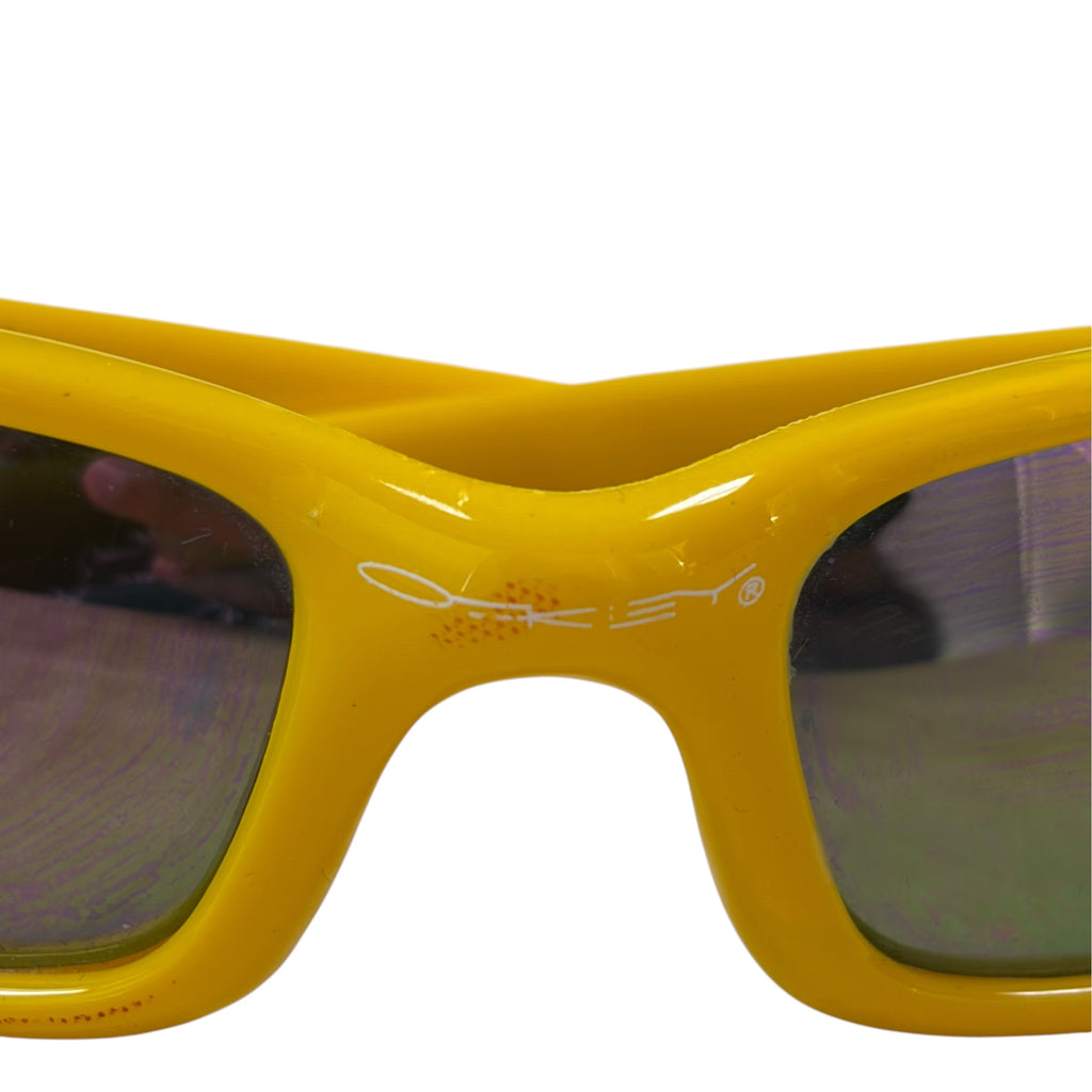 Oakley Kids Rectangle Lens Sunglasses Yellow
