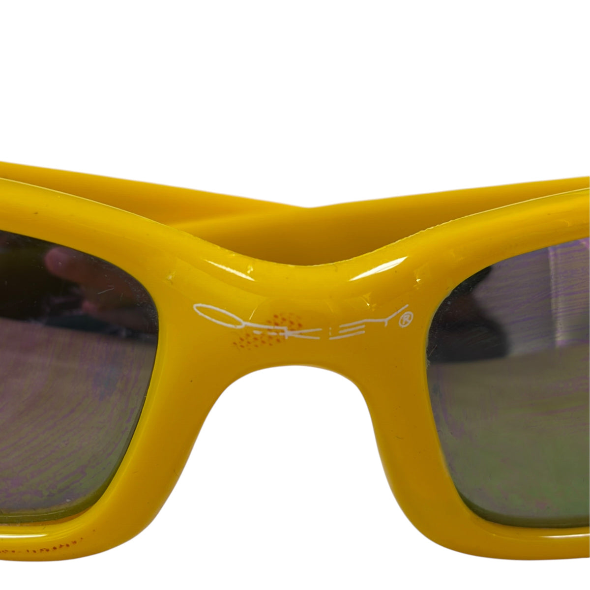 Oakley Kids Rectangle Lens Sunglasses Yellow