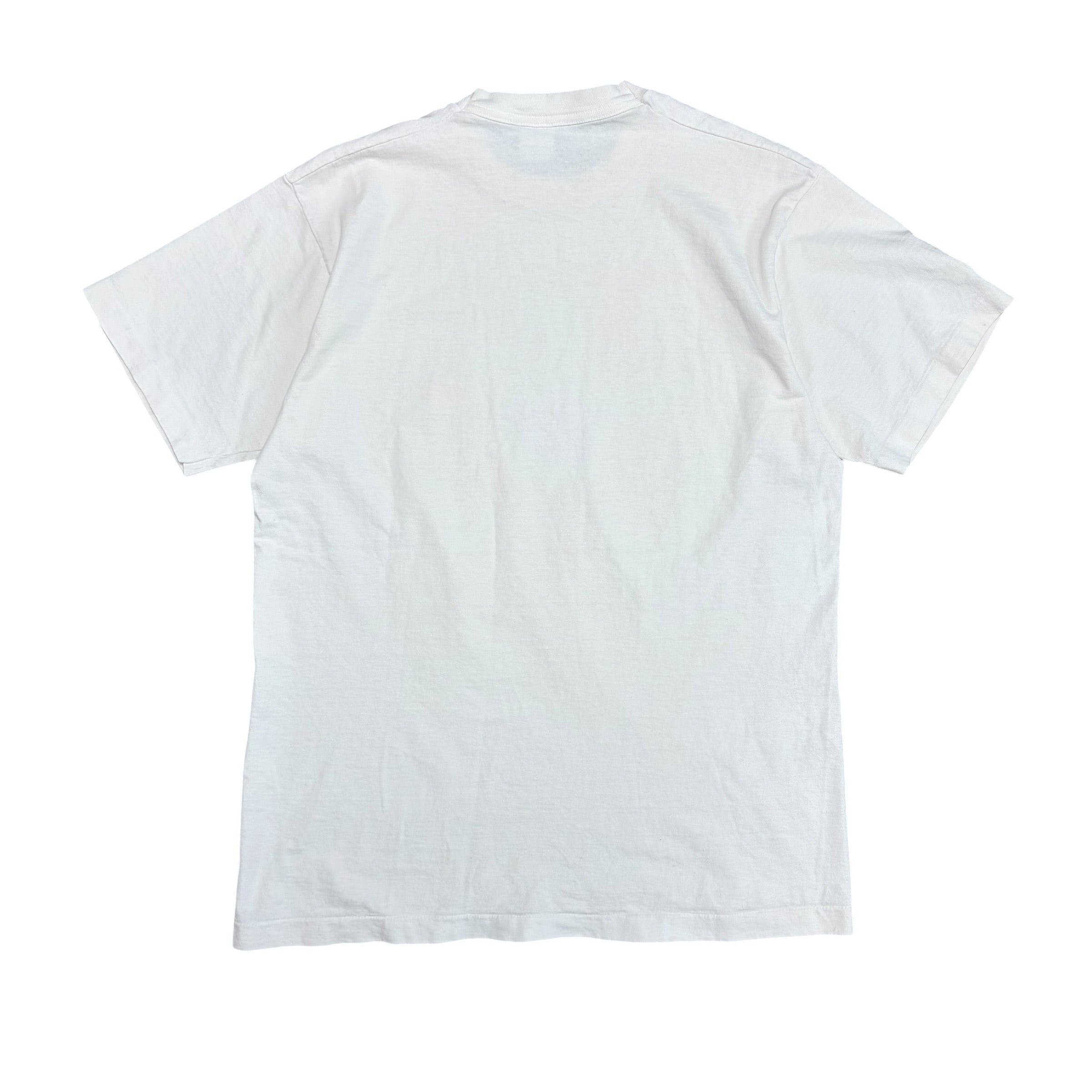 1995 Marvel Comics Captain America Panel Tee White