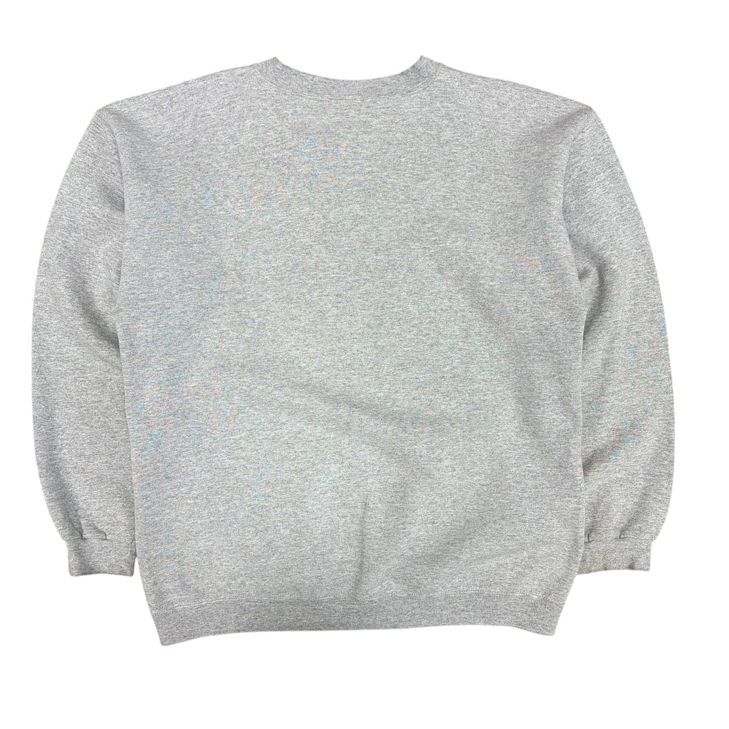 Vintage Starter Michigan University Arch Spellout Crewneck Grey