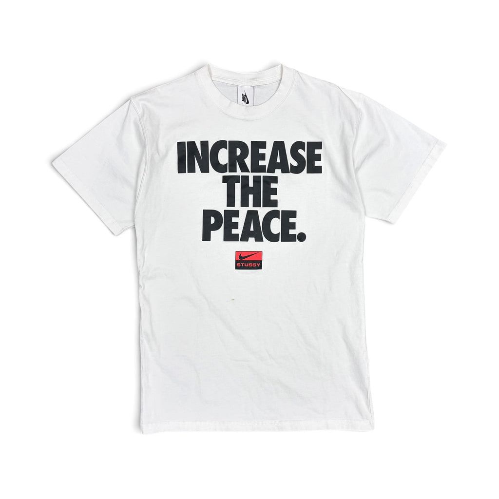 Stussy x Nike “Increase The Peace” Tee White