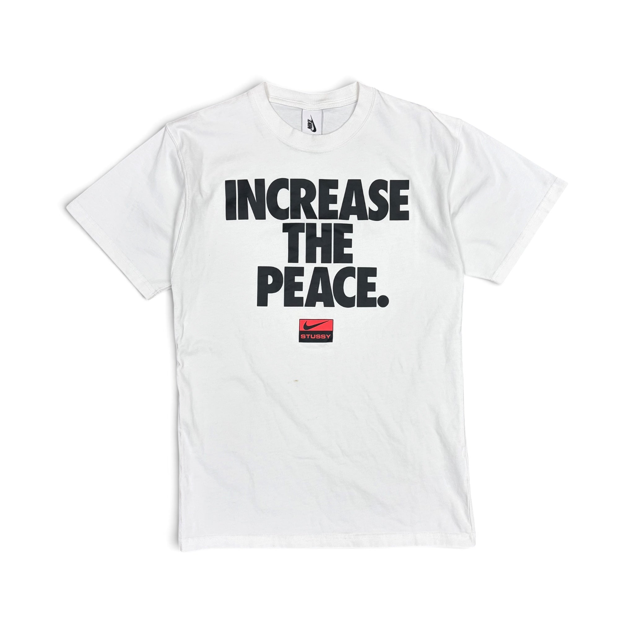 Stussy x Nike “Increase The Peace” Tee White