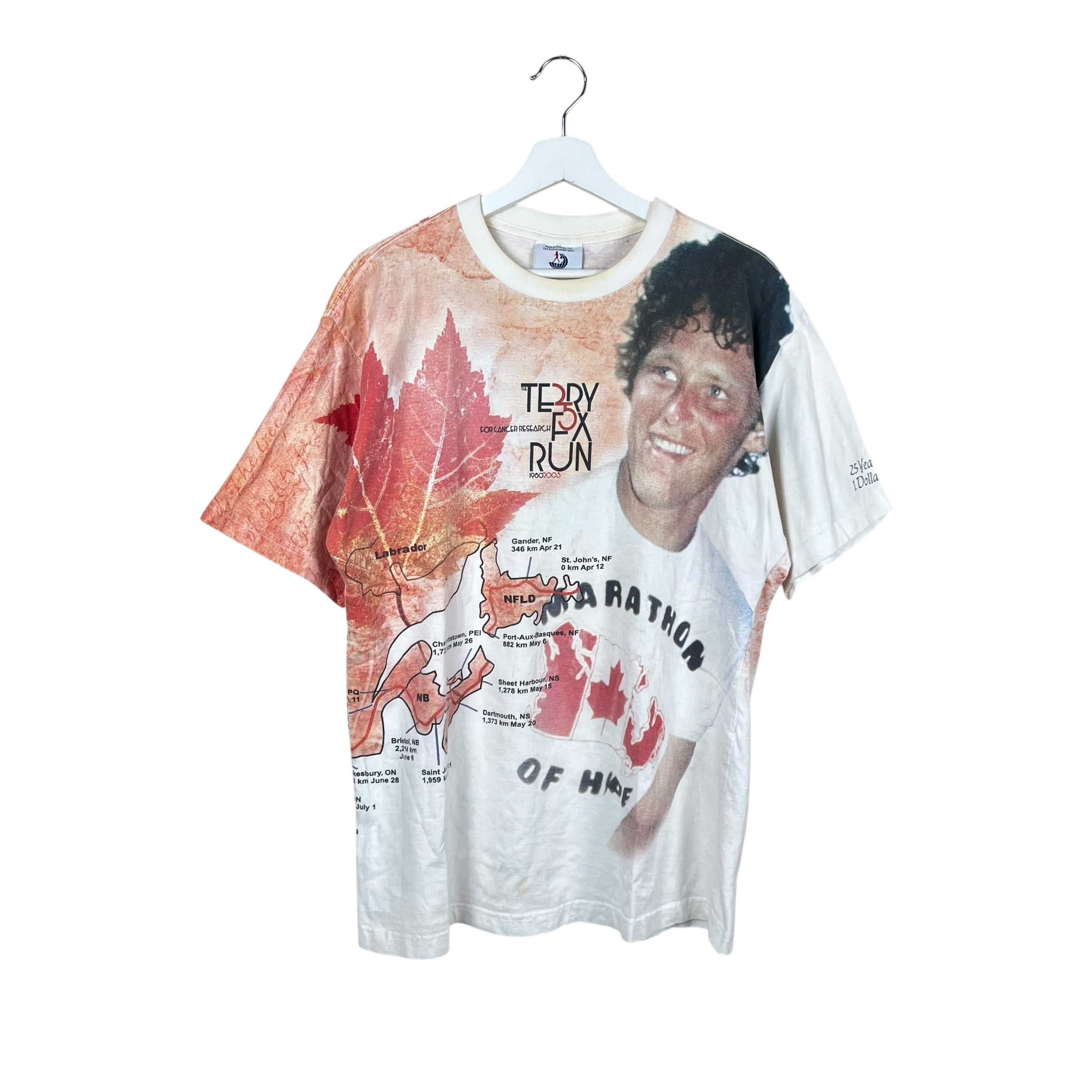 Vintage Terry Fox Foundation AOP Tee