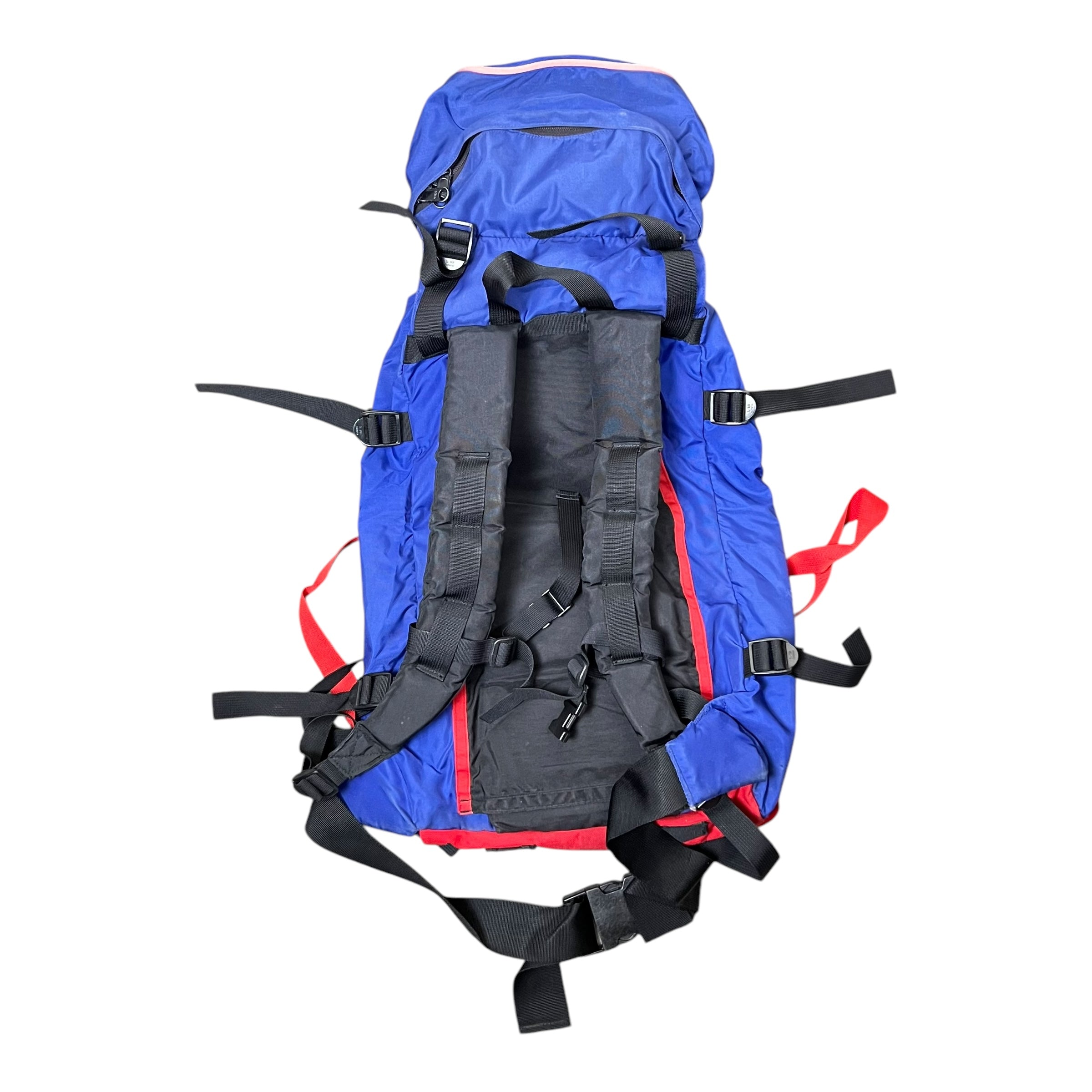 Vintage North Face Hiking Backpack Blue/Red