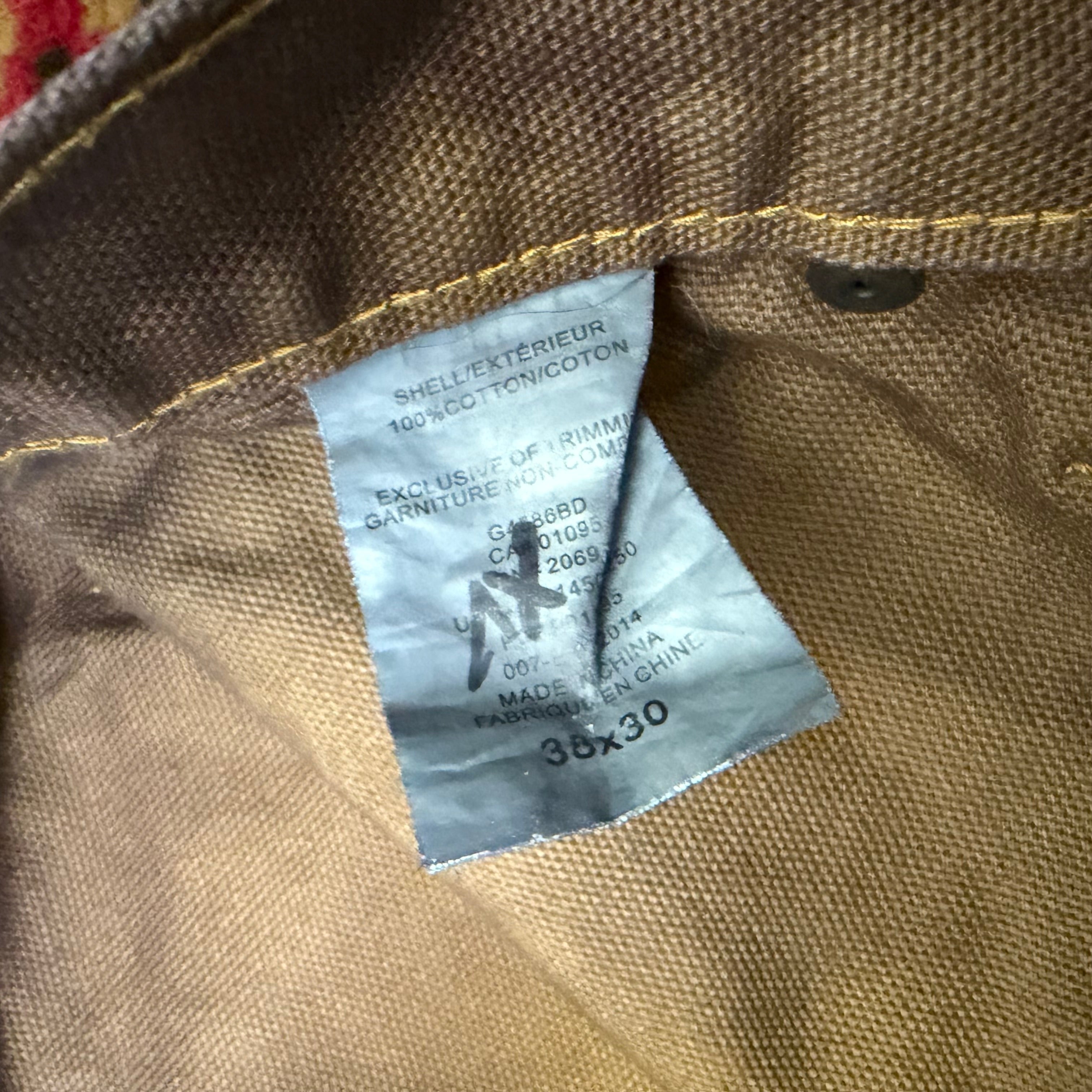 Vintage Dickies Straight Fit Double Knee Carpenter Pants Washed Brown