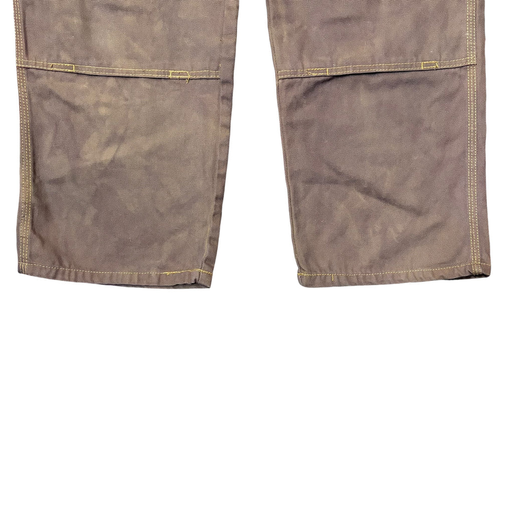 Vintage Dickies Straight Fit Double Knee Carpenter Pants Washed Brown