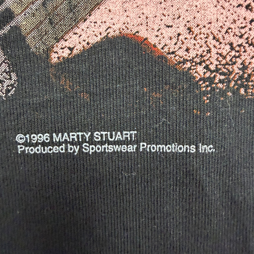 1996 Marty Stuart “Honky Tonkin’s What I Do Best” Tee Black