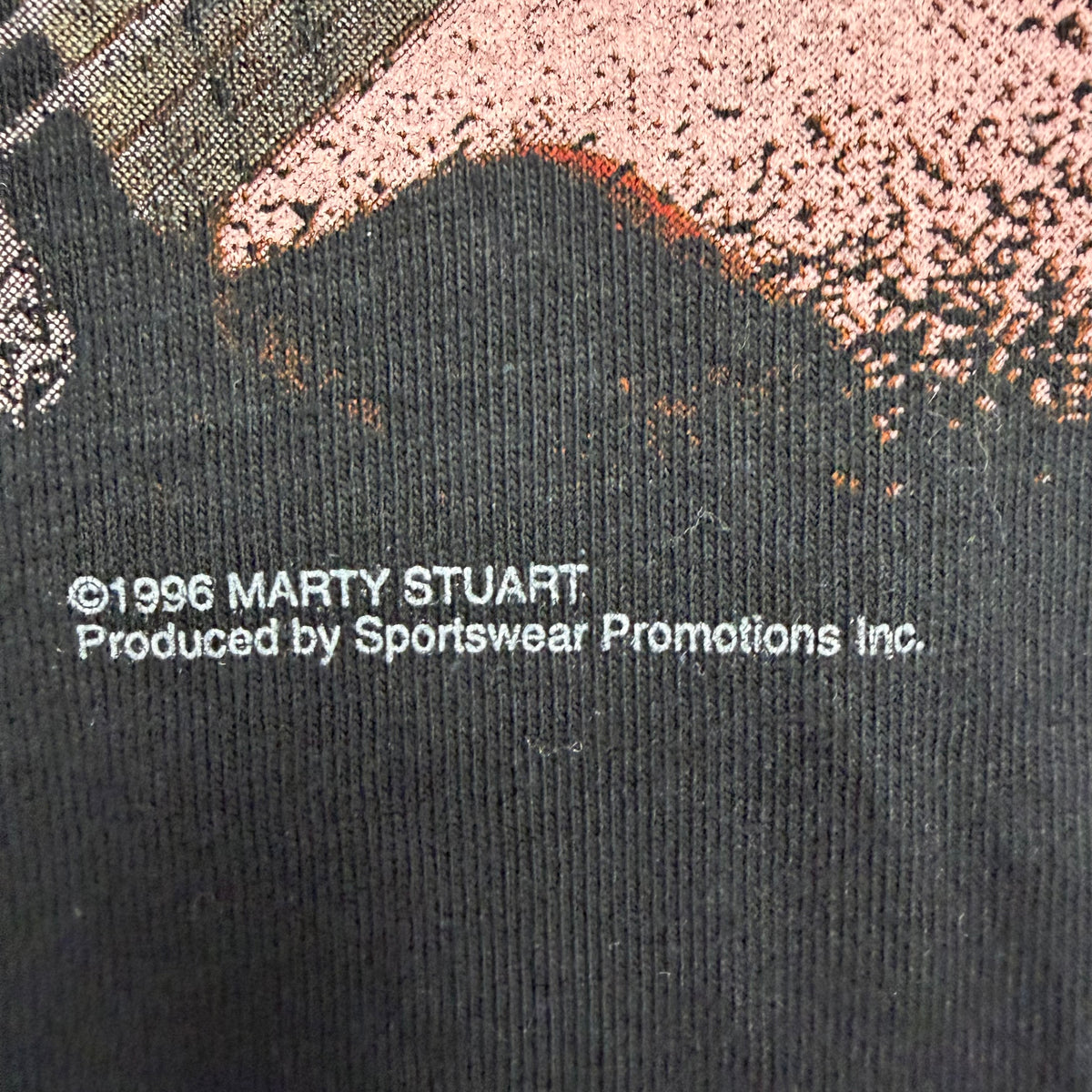1996 Marty Stuart “Honky Tonkin’s What I Do Best” Tee Black