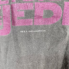 1996 Star Wars “Return Of The Jedi” Yoda Face Tee Faded Black