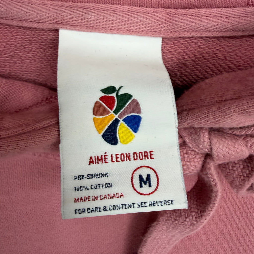 Aime Leon Dore Logo Kanga Hoodie Dusty Pink