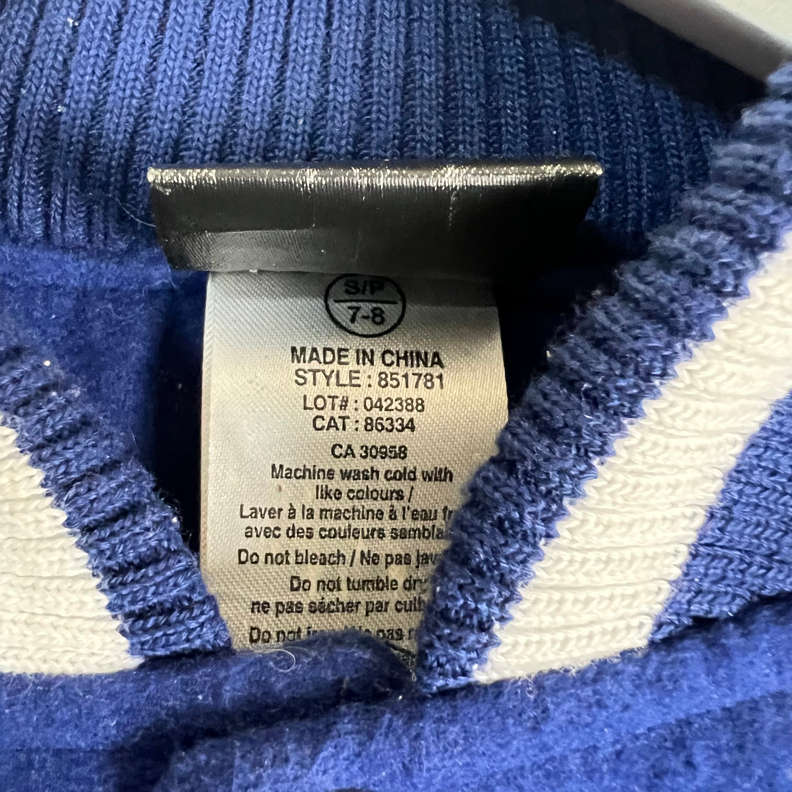 Vintage Mighty Mac Youth NHL Toronto Maple Leaf Logo Bomber Jacket