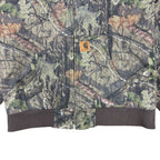 Vintage Carhartt Youth RealTree Hooded Quilt Lined Jacket Camo