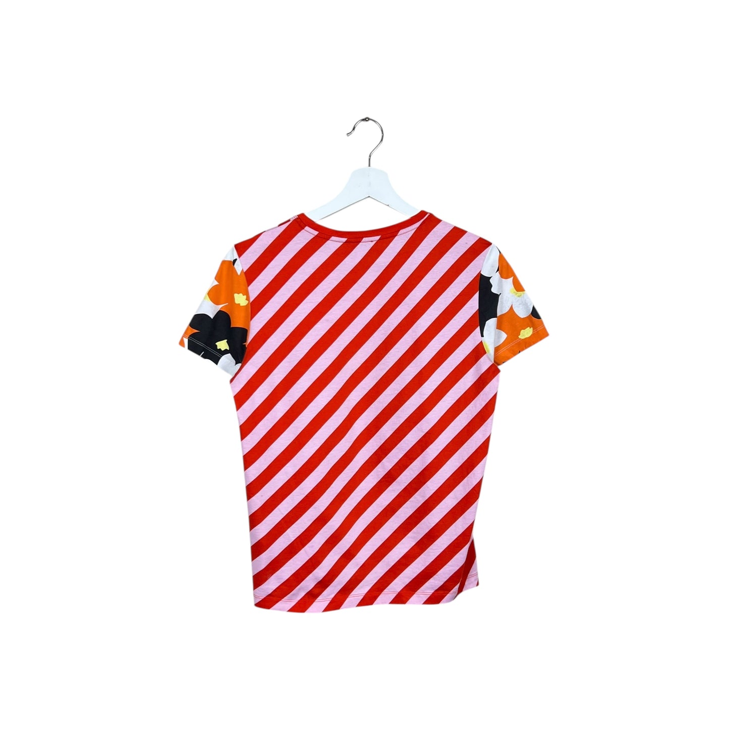 Kenzo Women’s Striped Logo Tee Paprika Red