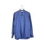 Christian Dior Striped Dress Shirt Blue