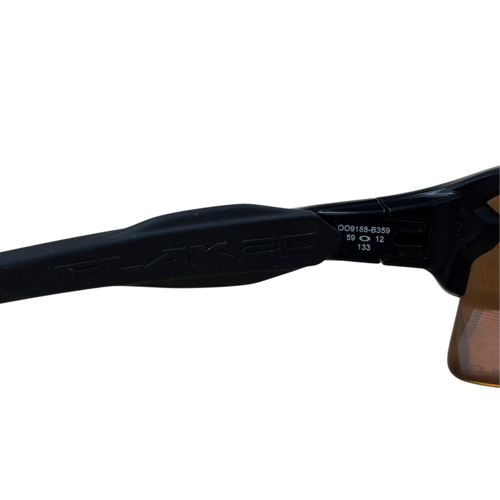 Oakley Flak 2.0 Prizm Gold Lens Sunglasses Black