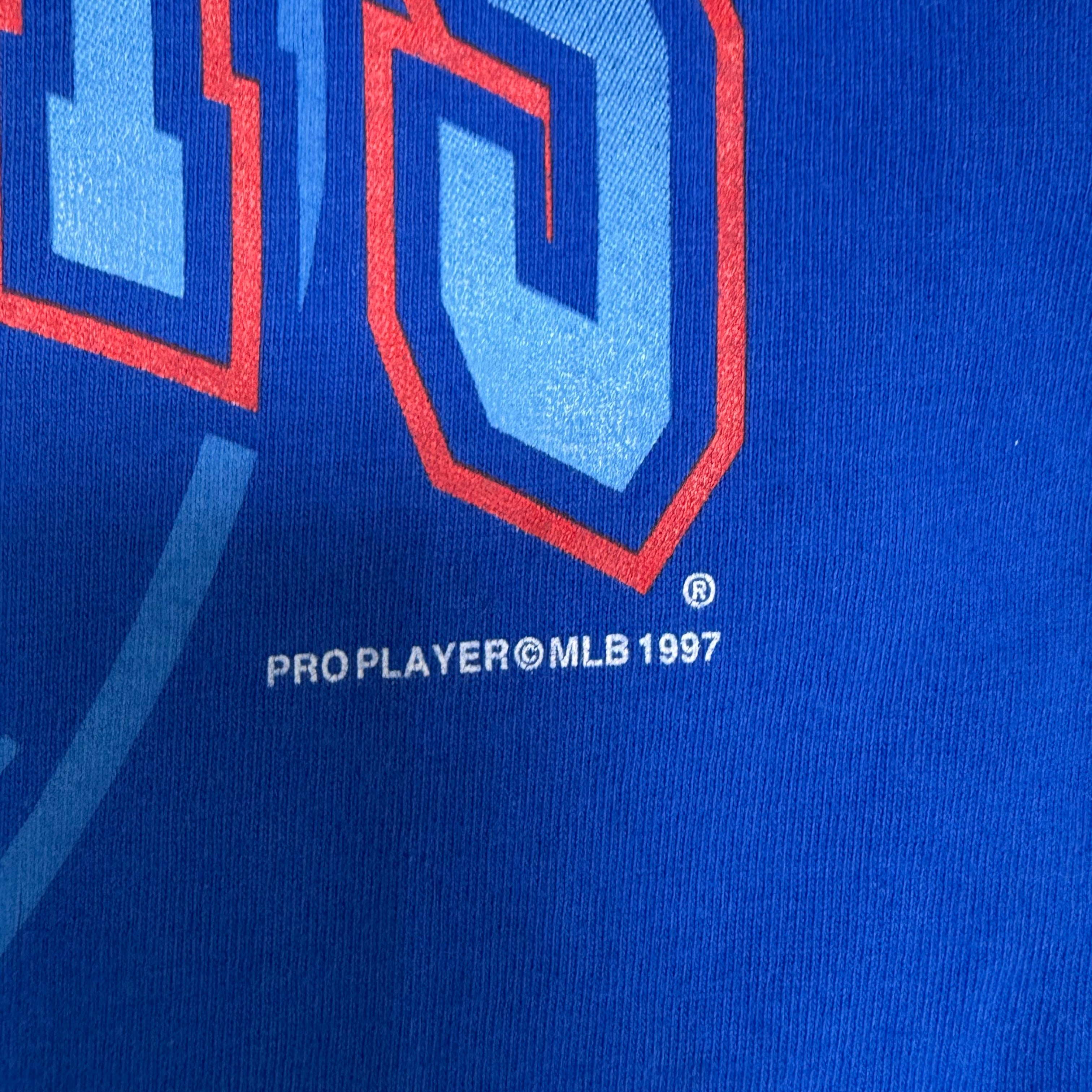 1997 Pro Player MLB Toronto Blue Jays Arch Logo Tee Blue