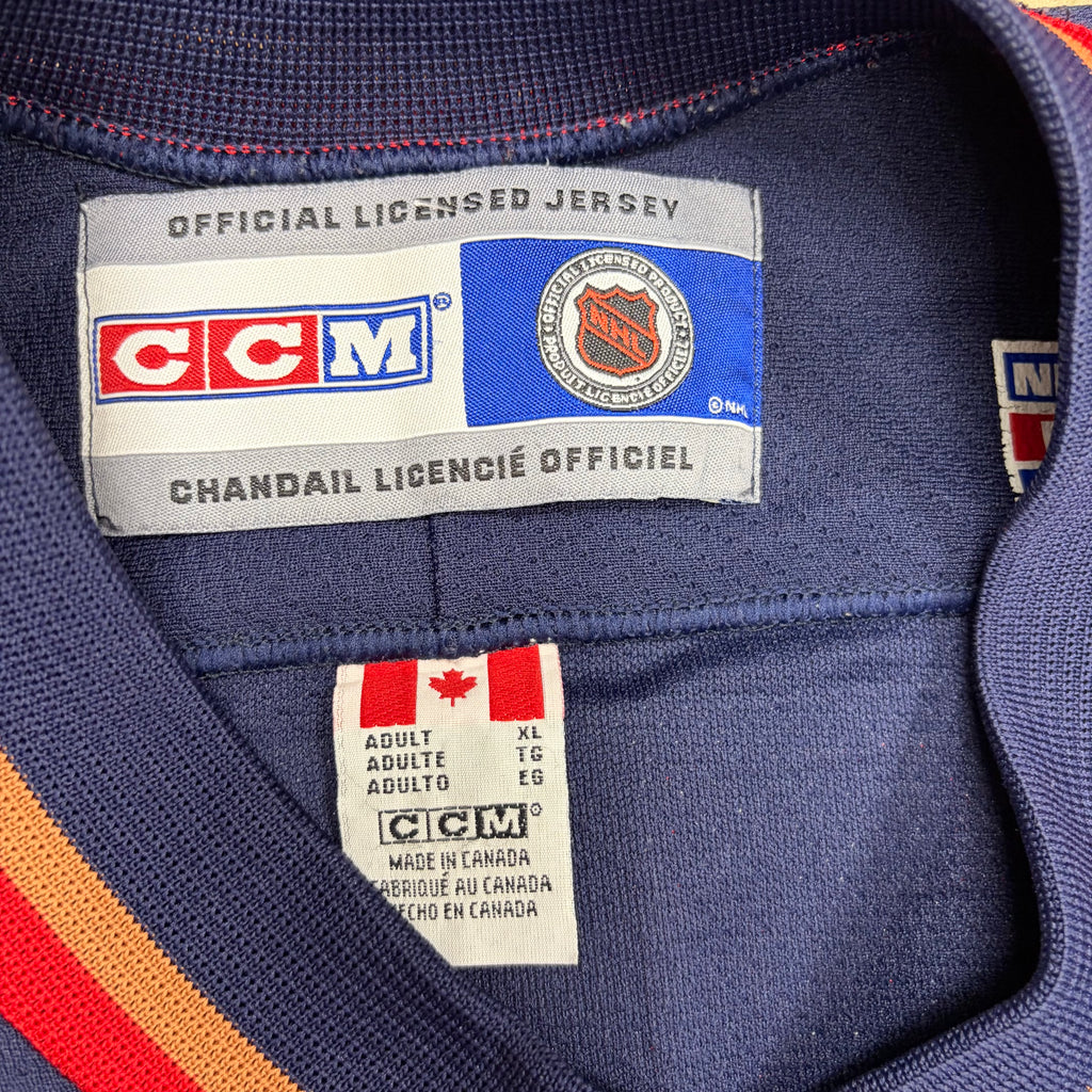 Vintage CCM NHL Edmonton Oilers Jarret Stoll Away Jersey