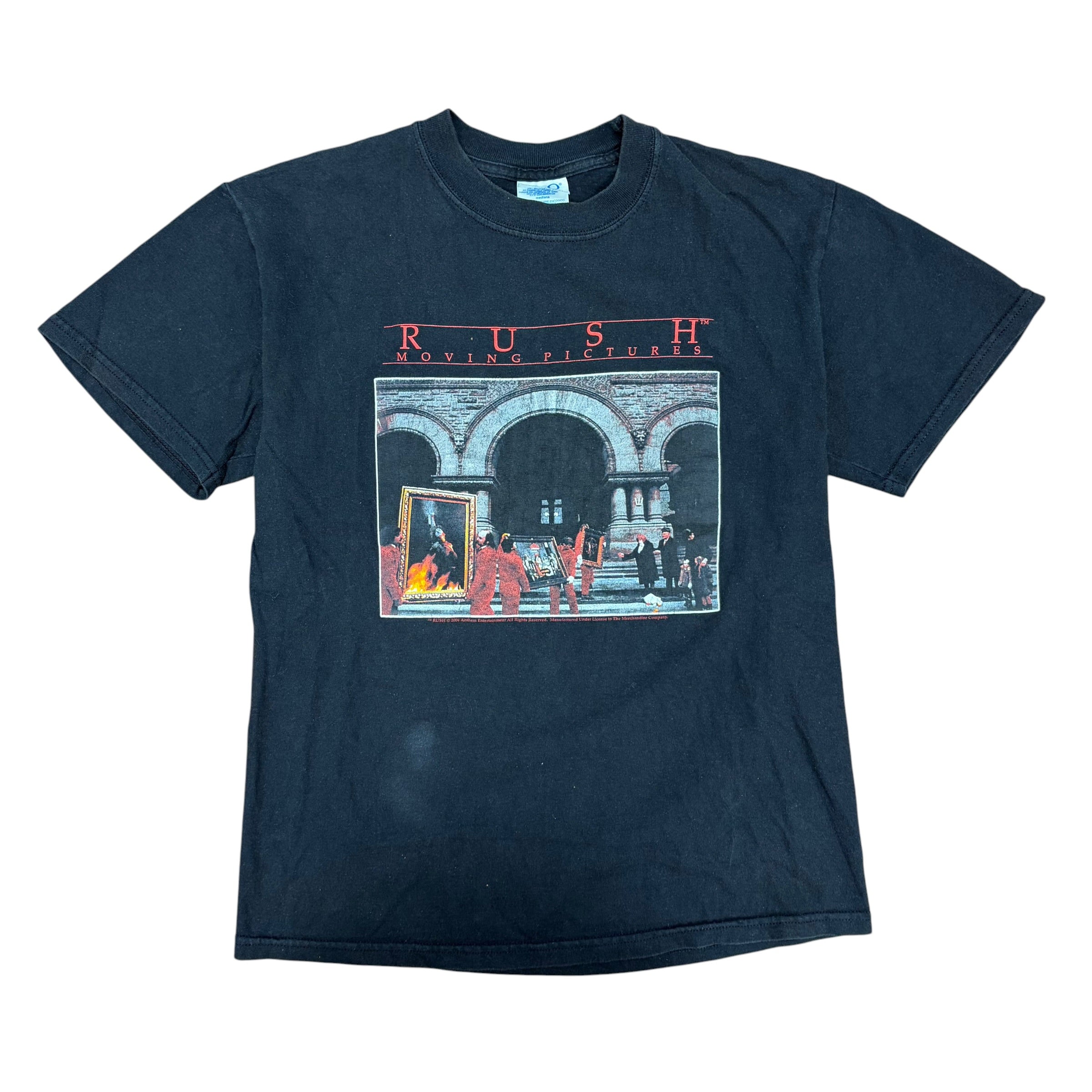 Vintage 2004 Rush Moving Pictures Band Shirt Black