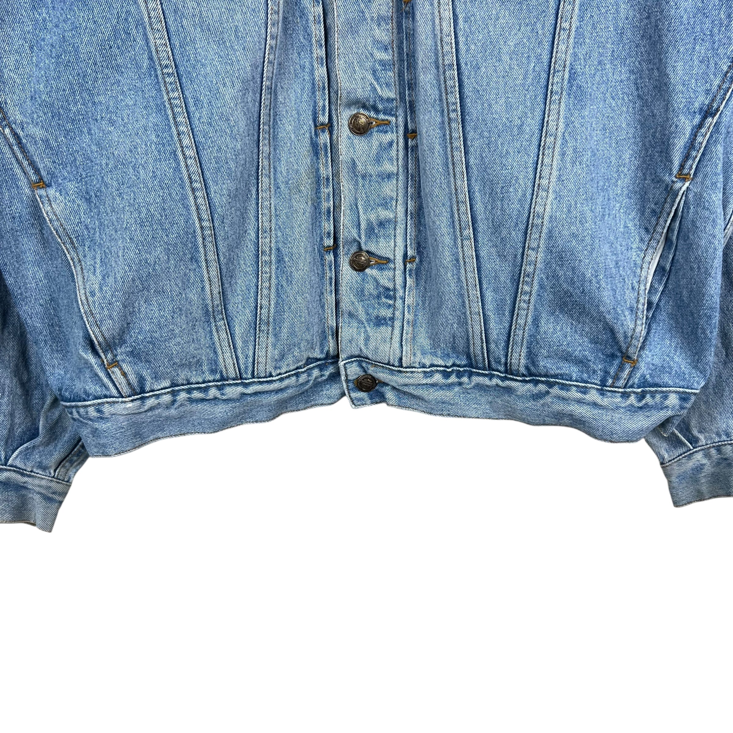 1998 Acme Clothing Looney Tunes “Taz” Tasmanian Devils Embroidered Denim Jacket