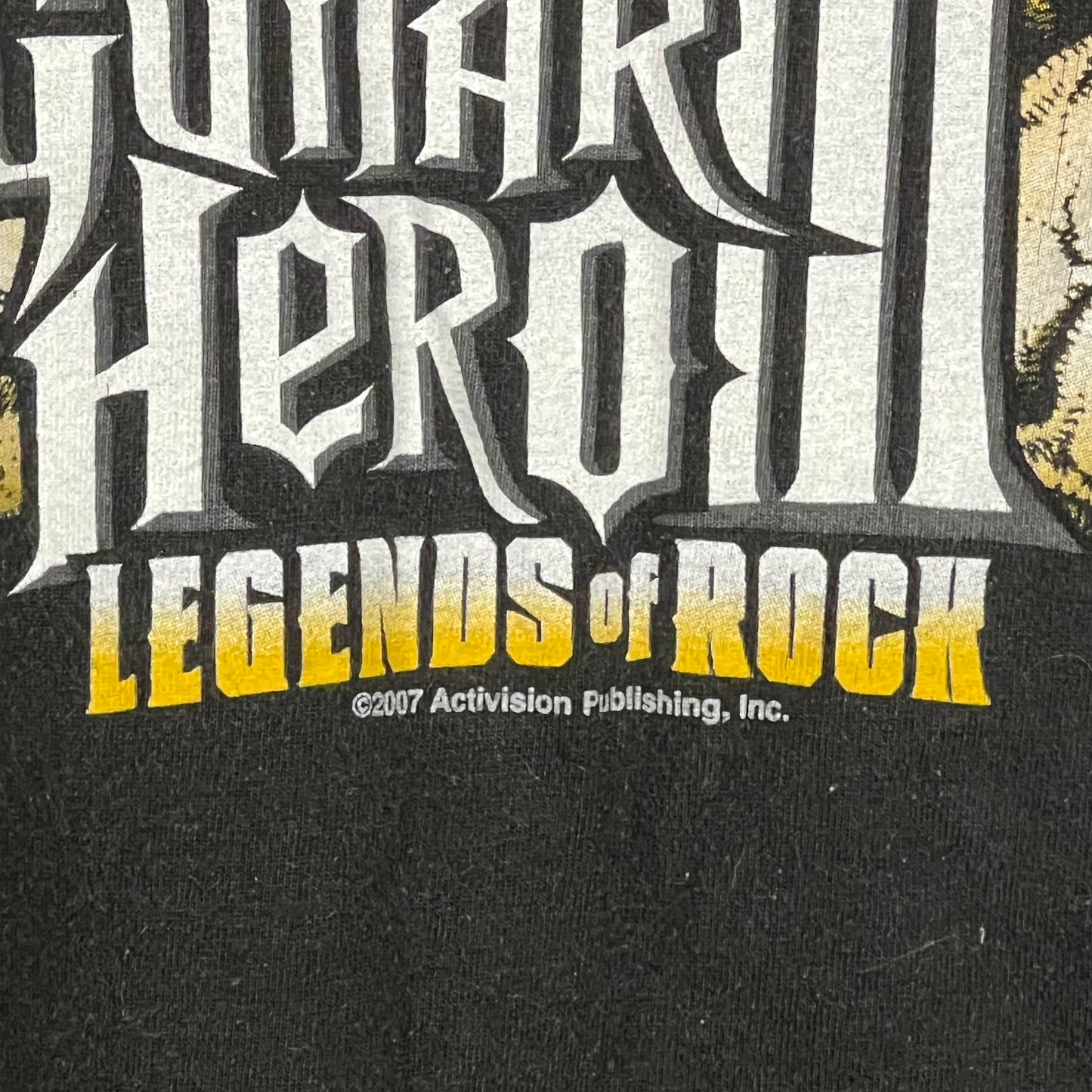 2007 Guitar Hero III “Lou’s Inferno” Promo Tee Black