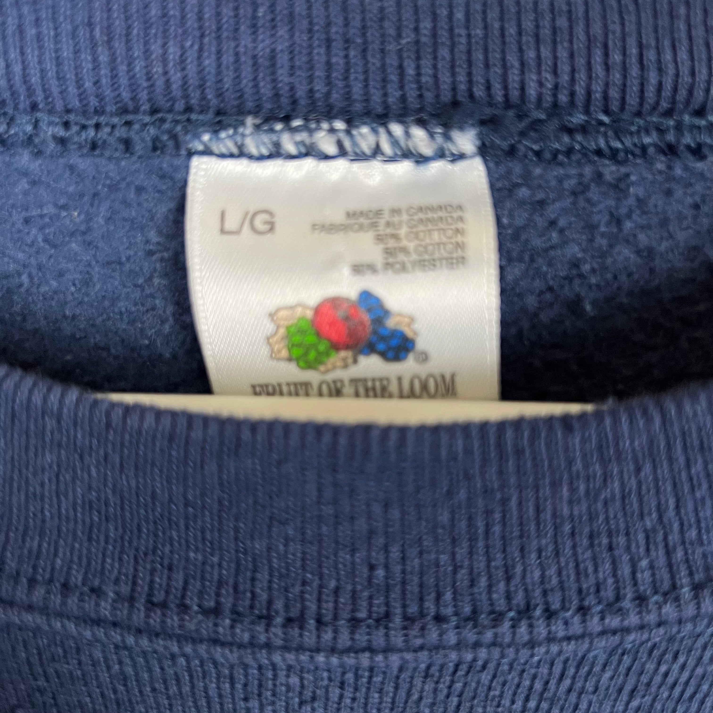 1991 Trench MLB Toronto Blue Jays Arch Logo Crewneck Navy