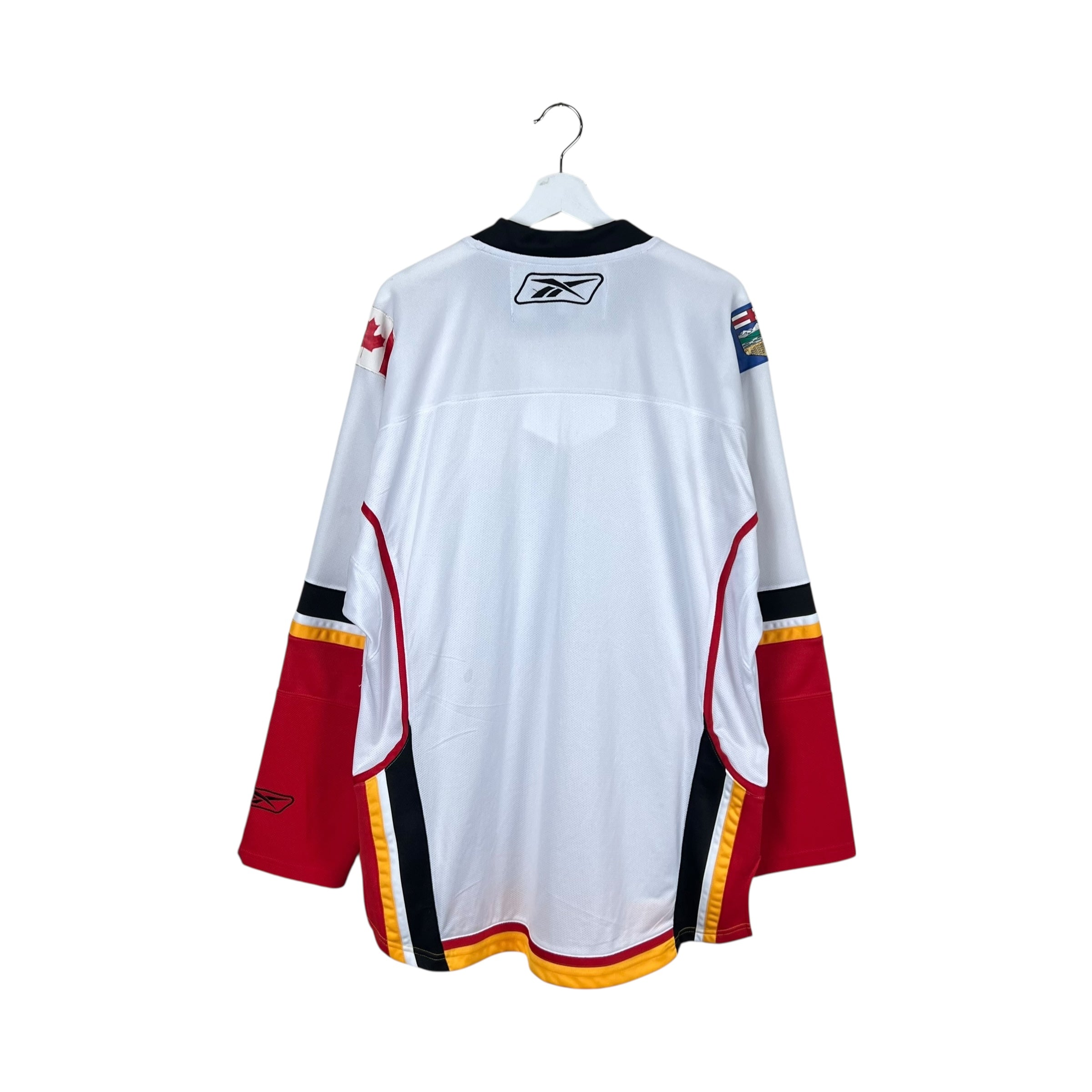 Vintage Reebok NHL Calgary Flames Blank Home Jersey