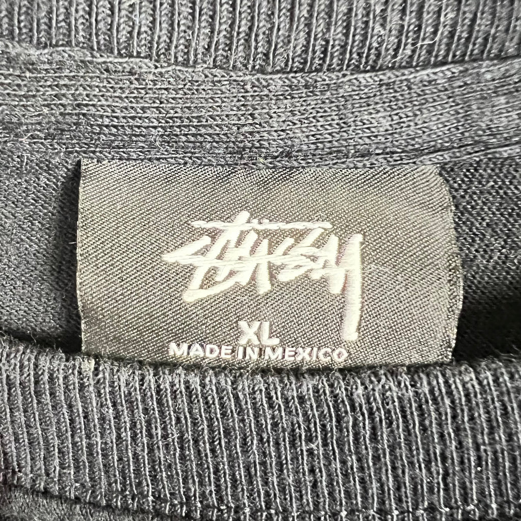 Stussy Big Logo Tee Black
