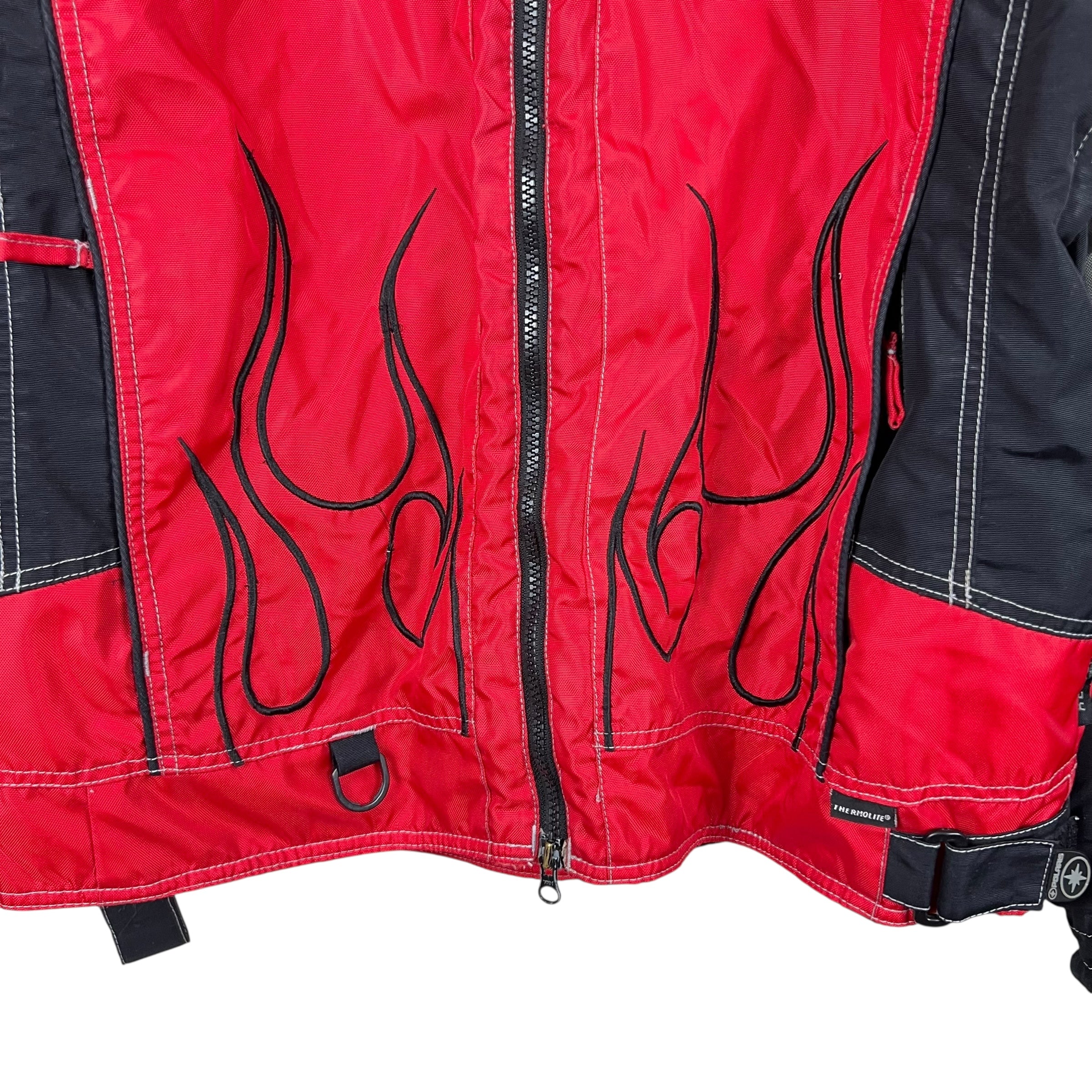 Vintage Polaris Winter Sports Jacket Red/Black