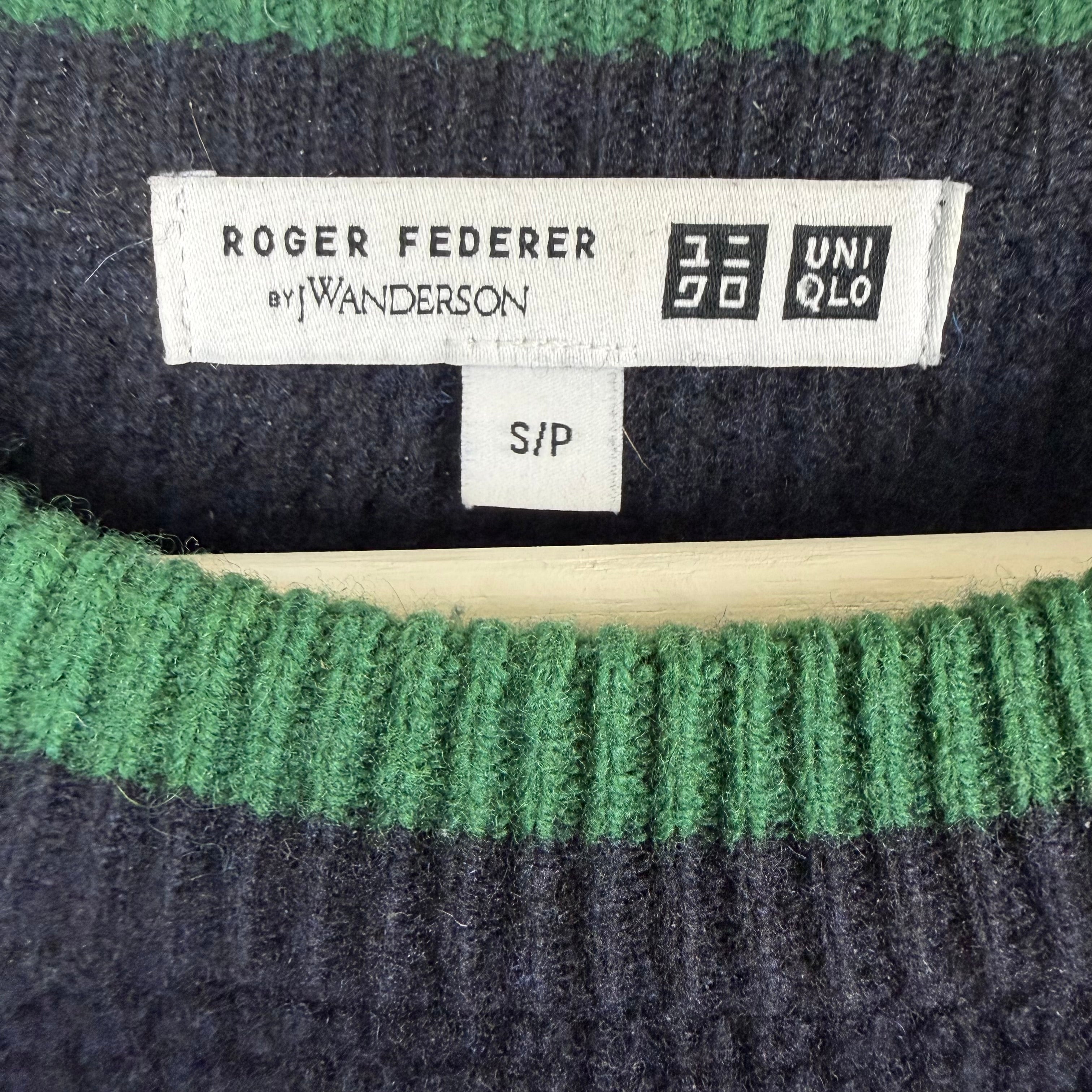 JW Anderson x Uniqlo for Roger Federer Knit Navy/Green