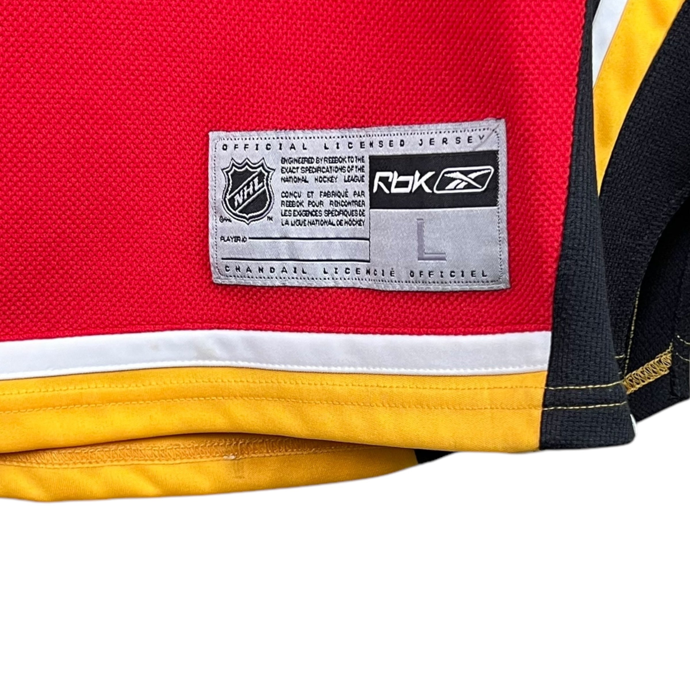 Vintage Reebok Calgary Flames Todd Bertuzzi Away Jersey