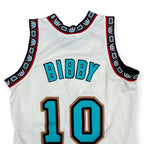 Vintage Mitchell & Ness NBA Vancouver Grizzlies Chainstitch Collection Mike Bibby Jersey