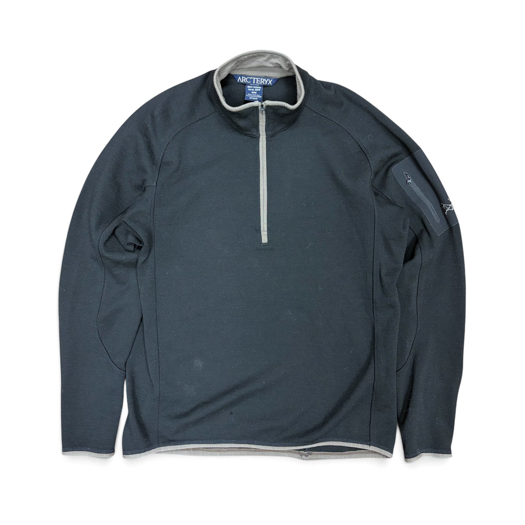 Arc’teryx Delta LT Quarter Fleece Zip Up Jacket Black