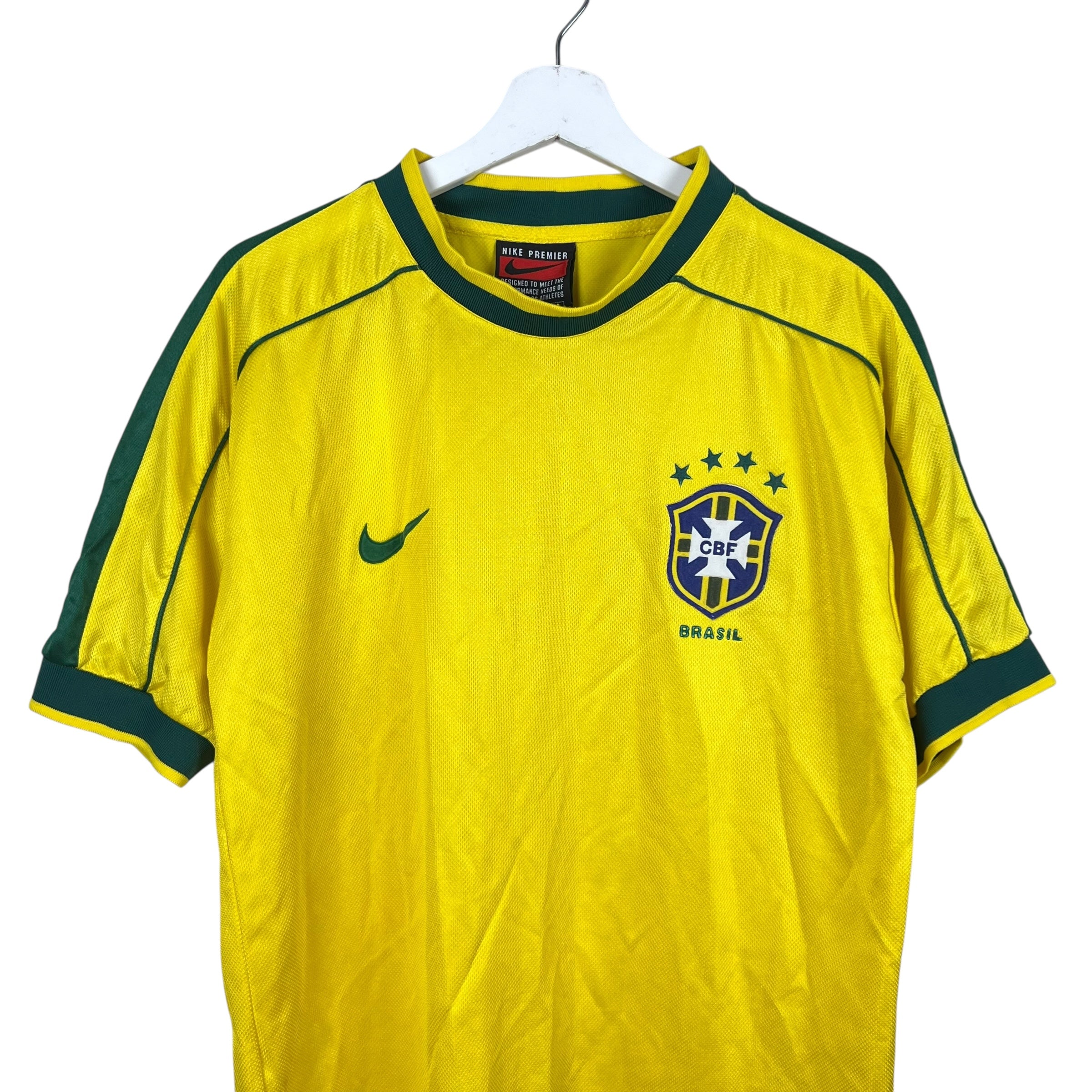 1996 Nike Brazil Blank Home Jersey