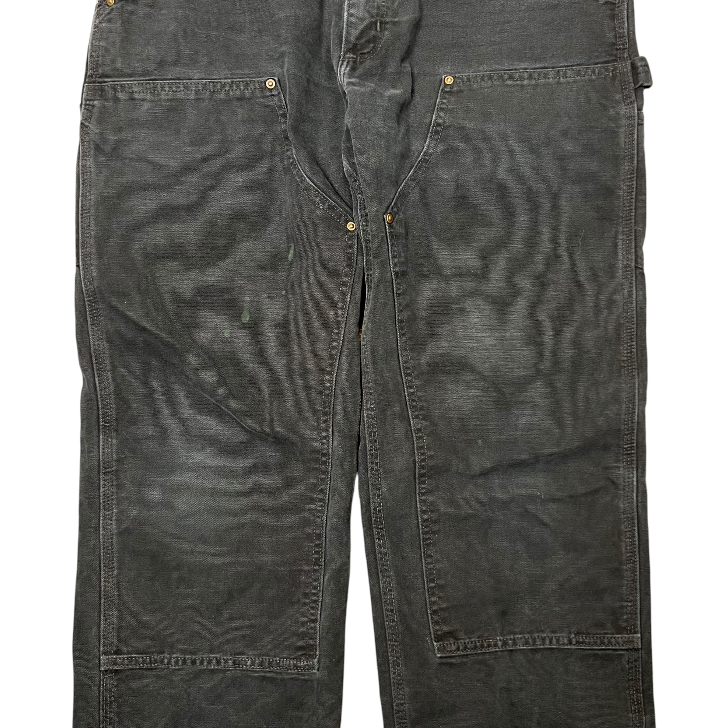 Vintage Carhartt Dungaree Fit Carpenter Double Knee Pants Black