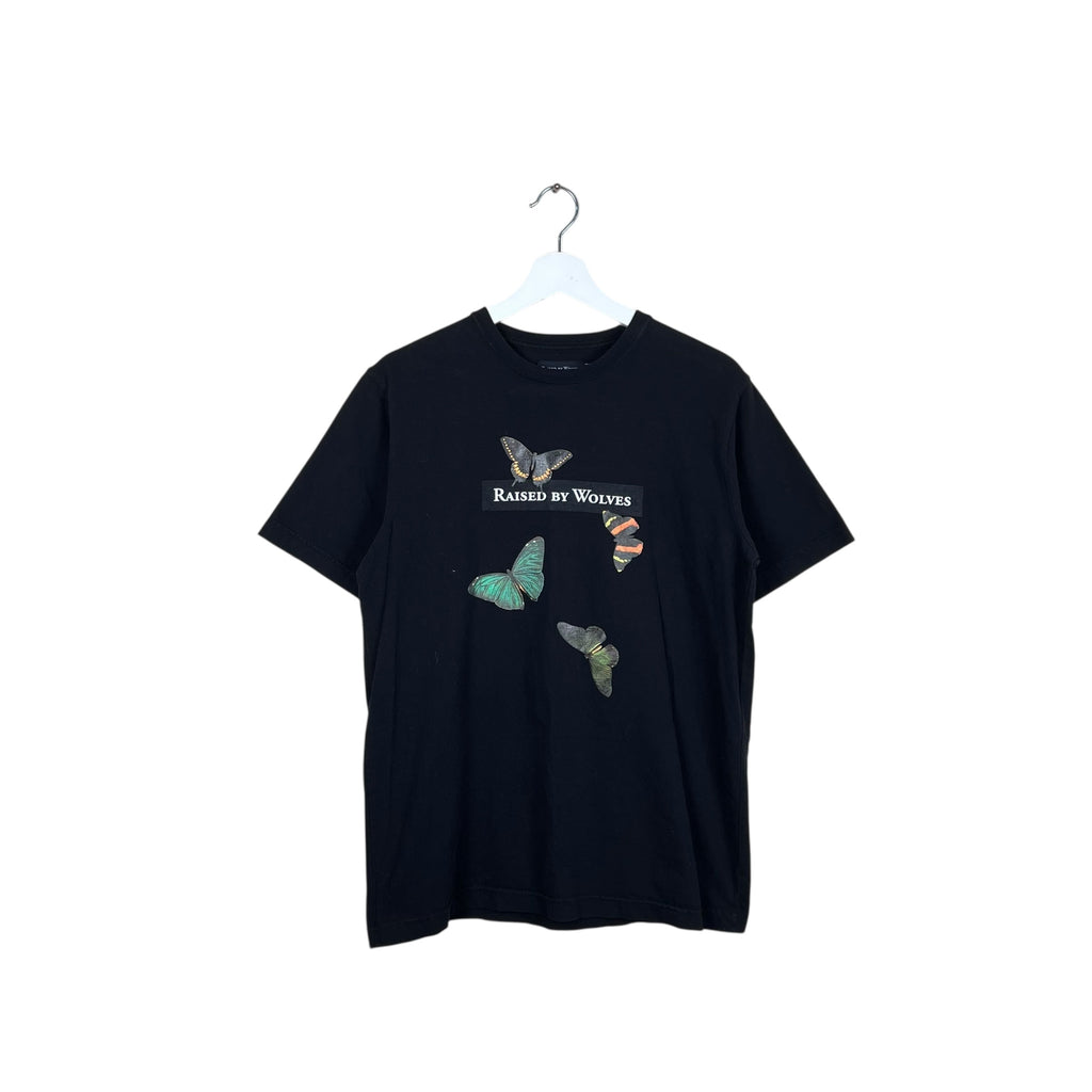 Raised By Wolves Butterflies Tee Black