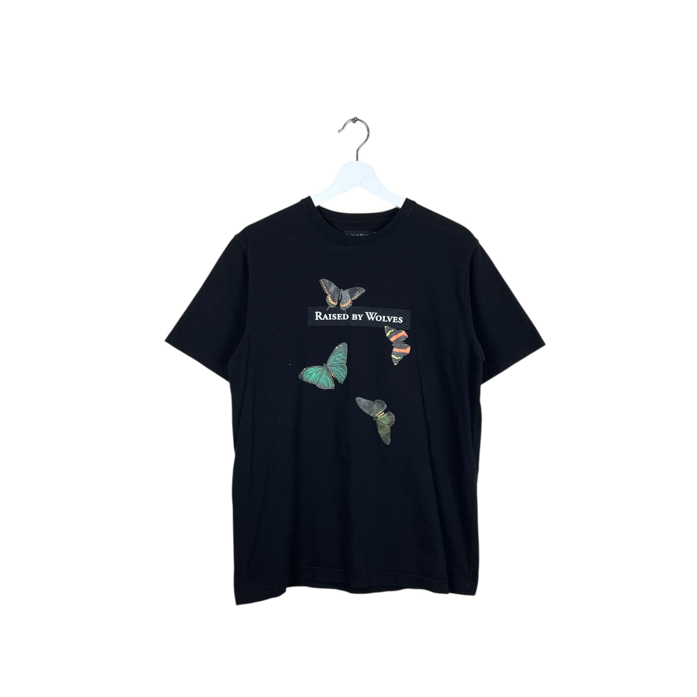 Raised By Wolves Butterflies Tee Black