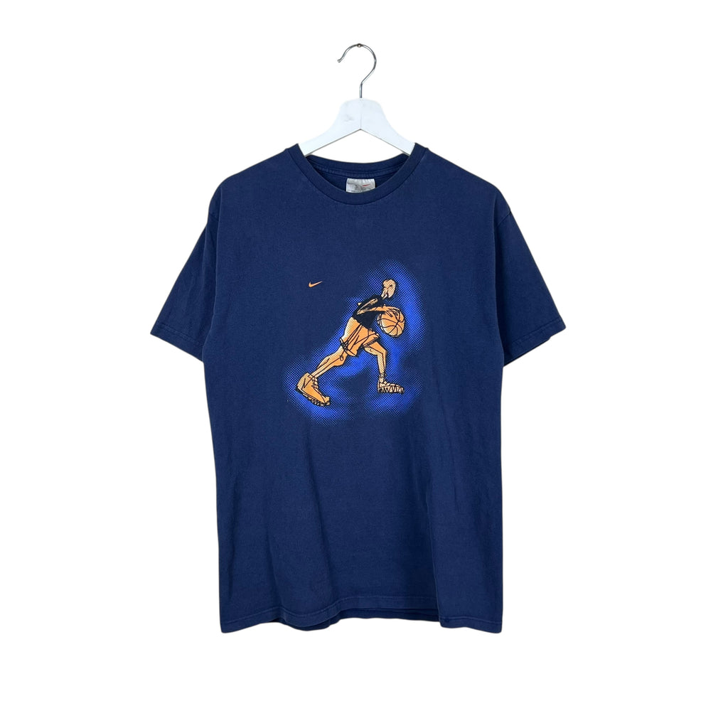 Vintage 90’s Nike Basketball Figure Tee Navy