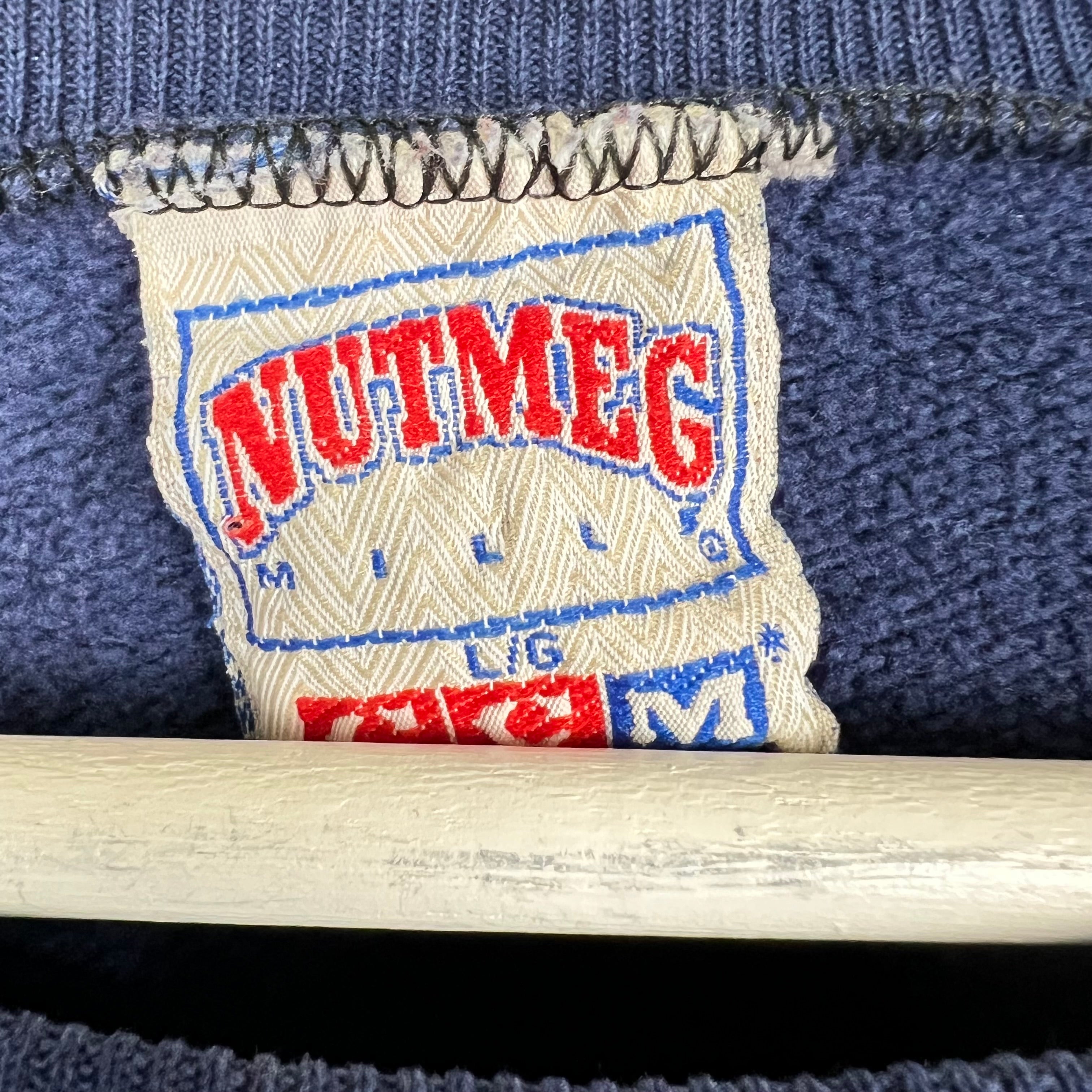 Vintage Nutmeg Florida Panthers Big Logo Crewneck Navy