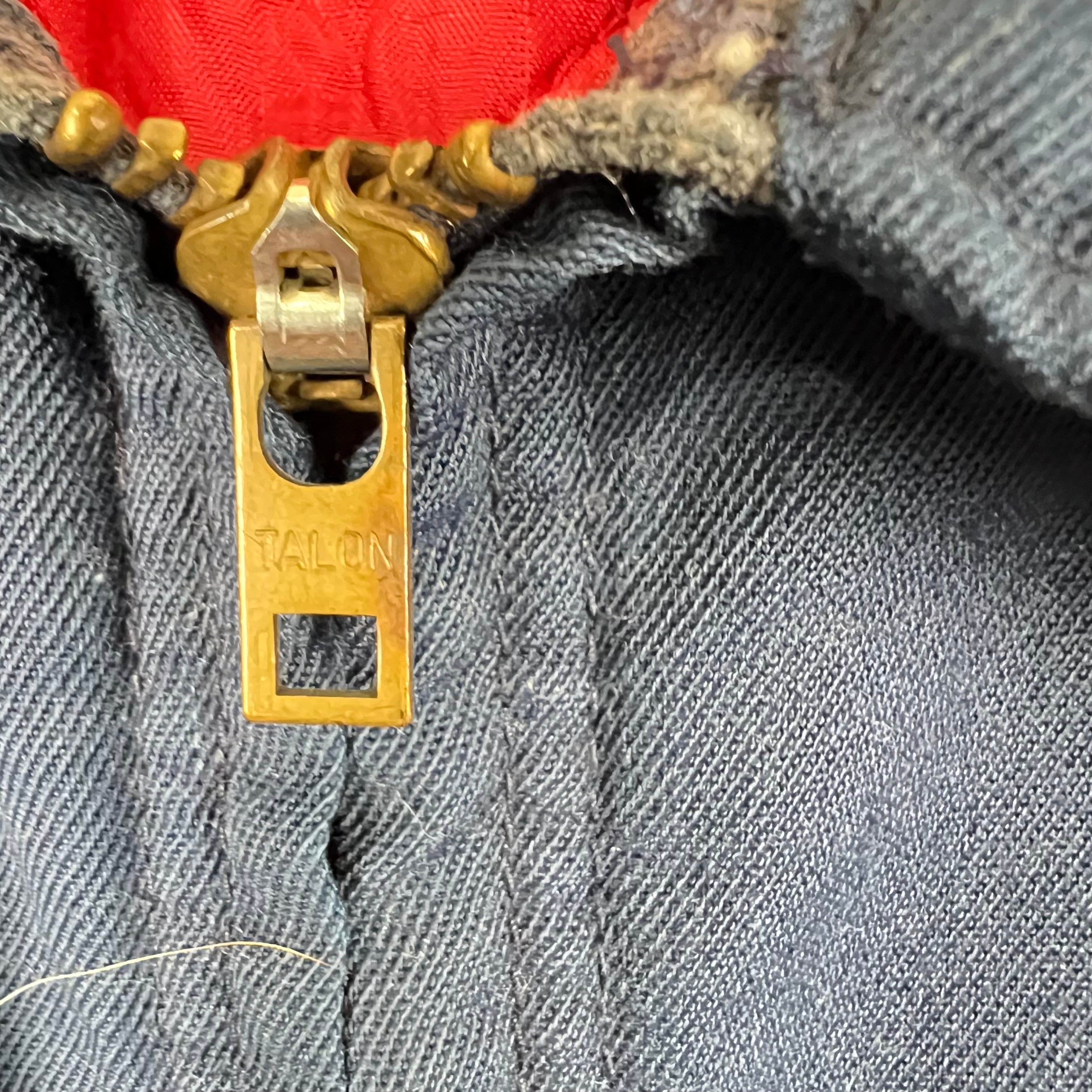 Vintage 80’s Insulated Mechanic Jacket Navy Blue