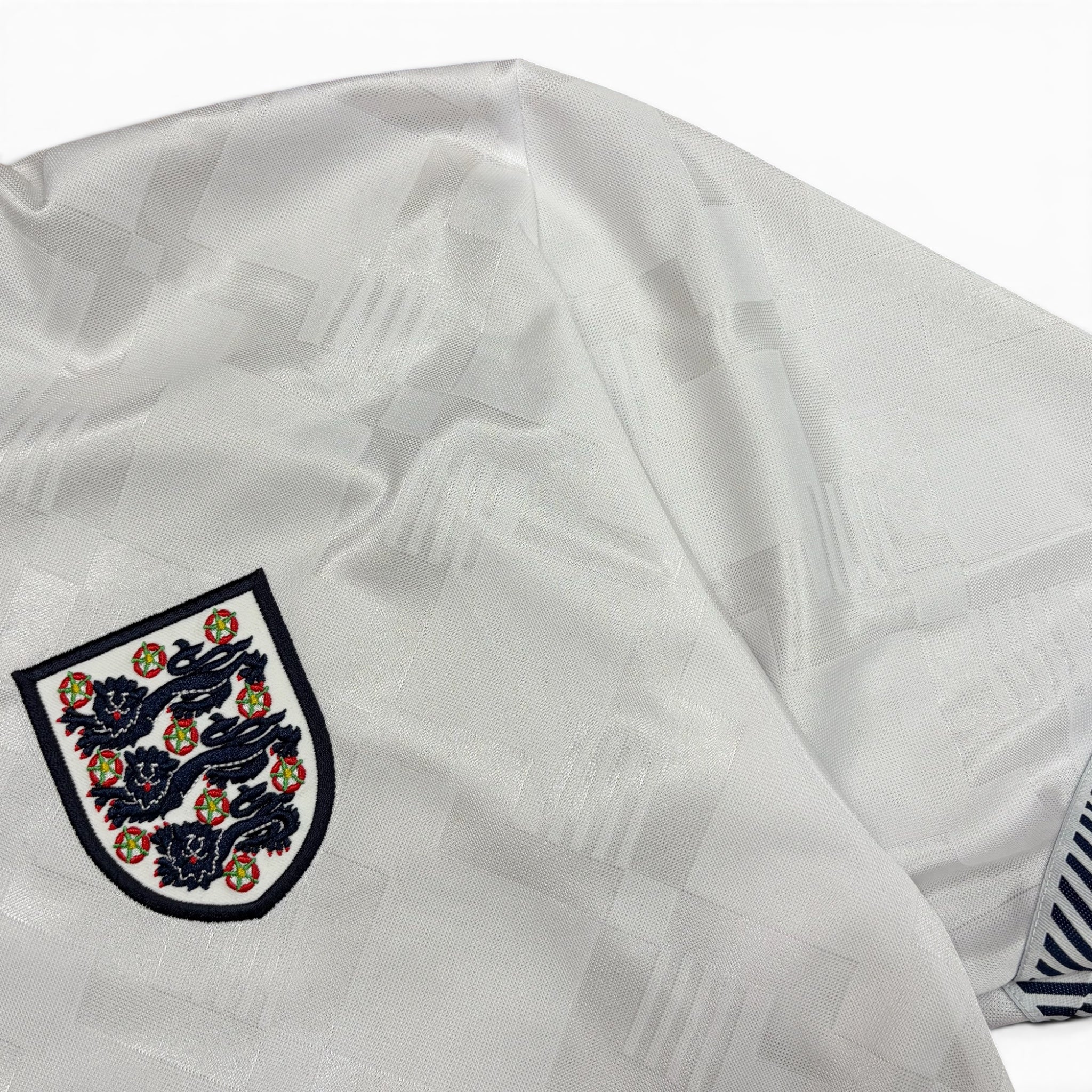 Score Draw Vintage 1990 England Blank Home Jersey