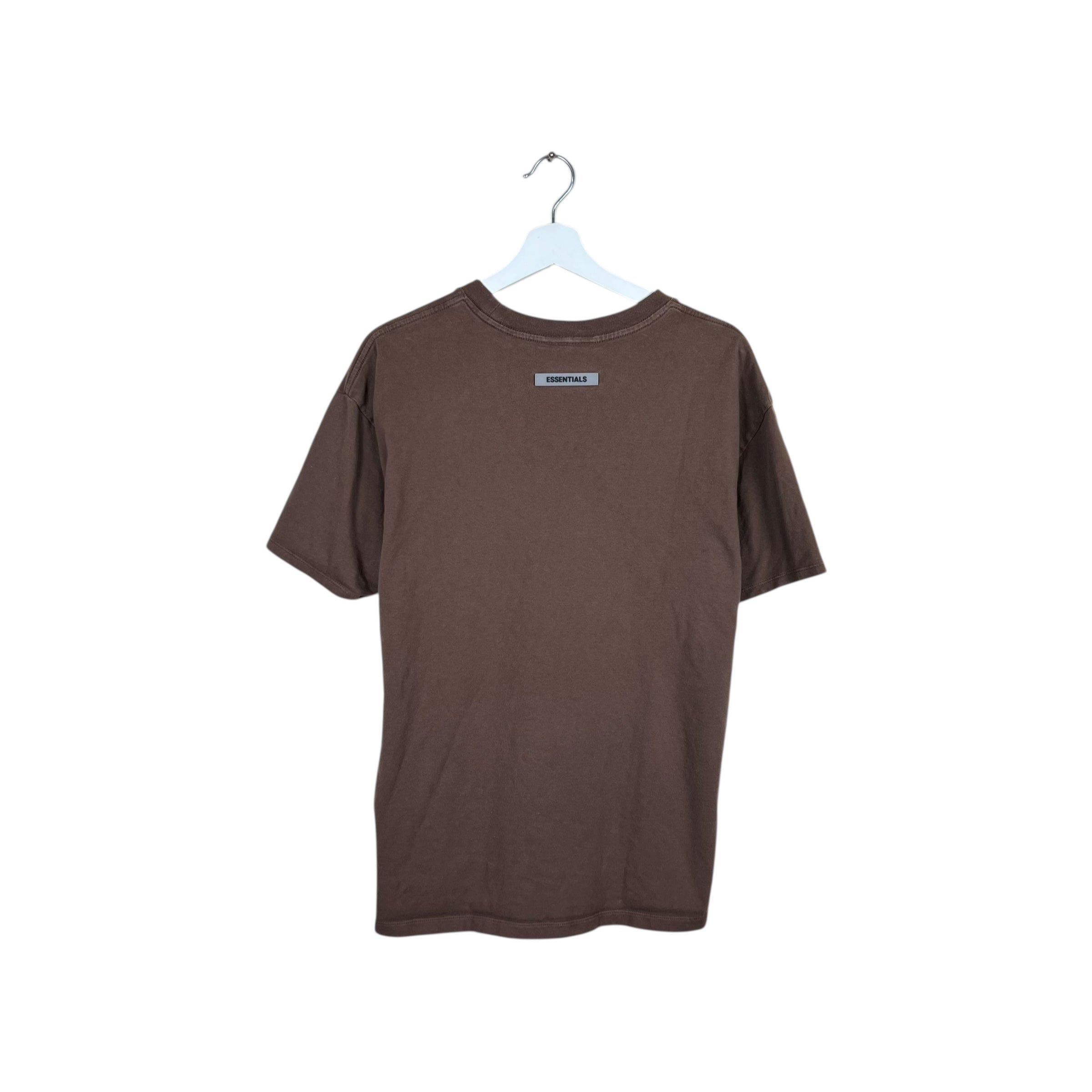 Essentials Appliqué Logo Tee Brown