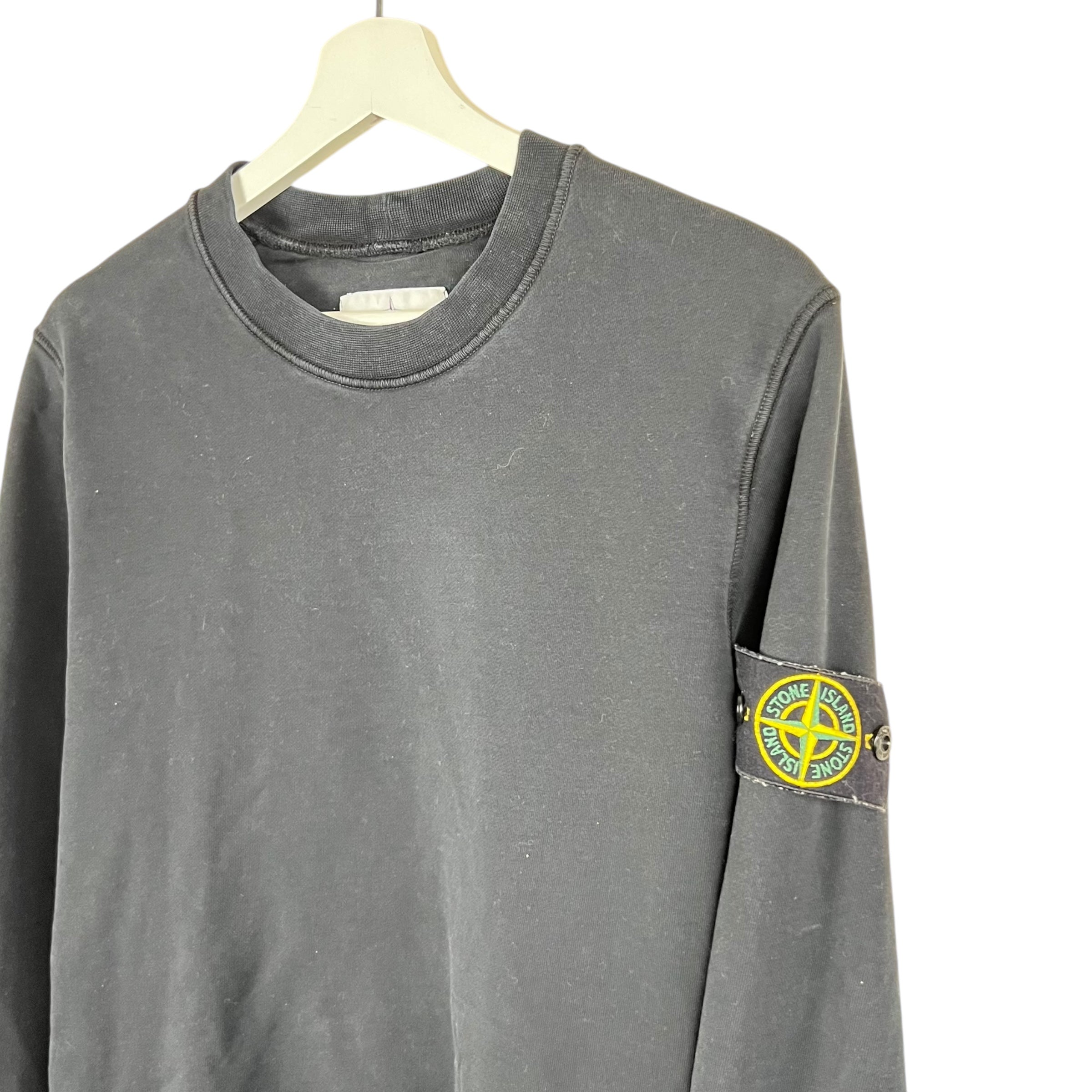 Stone Island Patch Crewneck Black