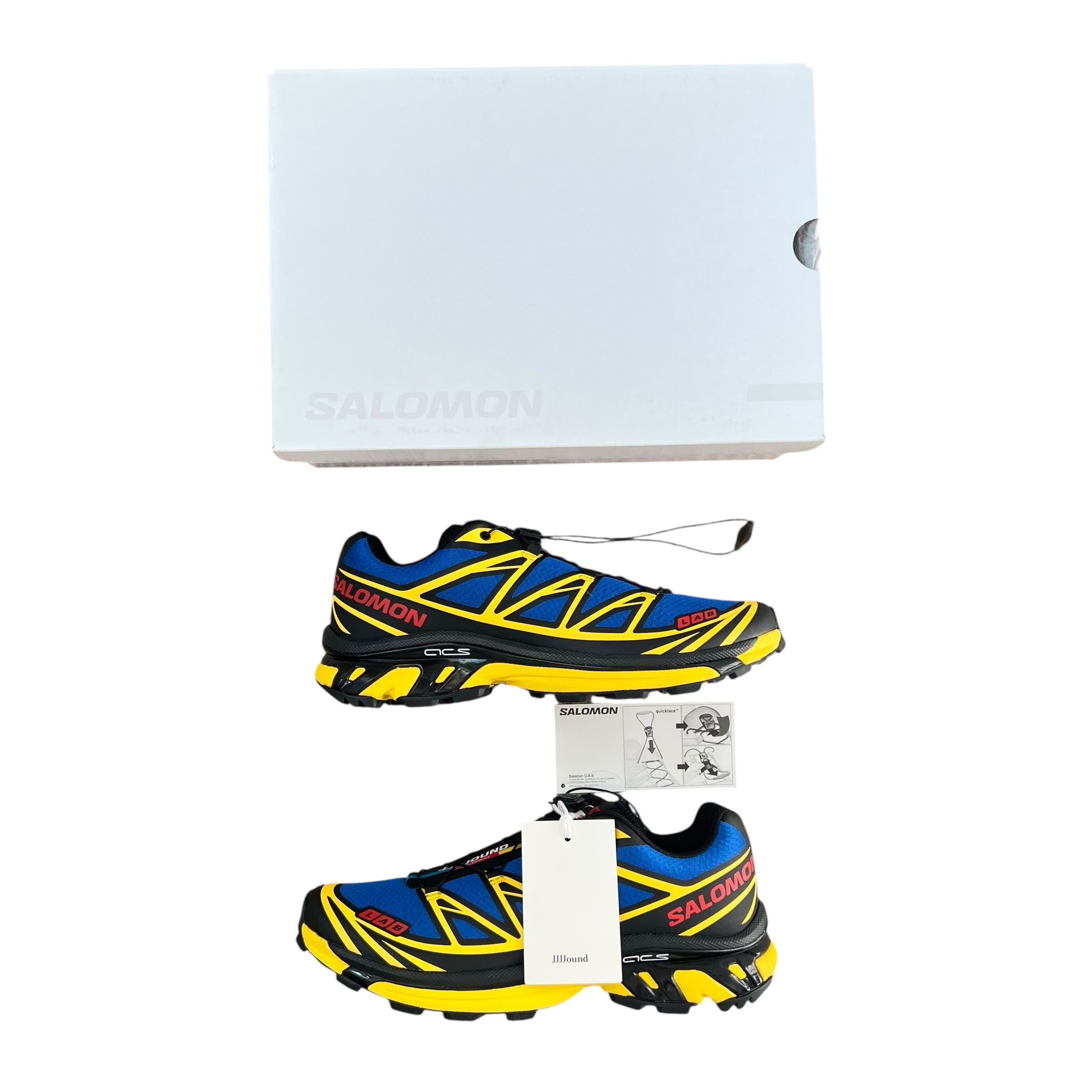 JJJJound x Salomon XT-6 Nautical Blue Lemon