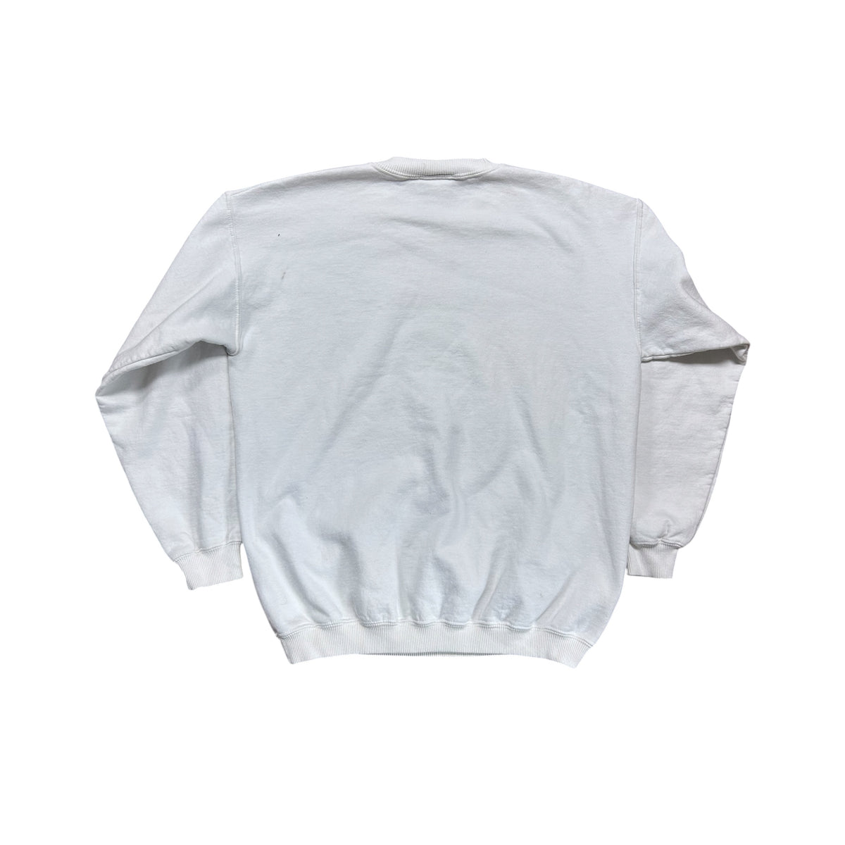 Vintage Oakley Software Metal Logo Crewneck White