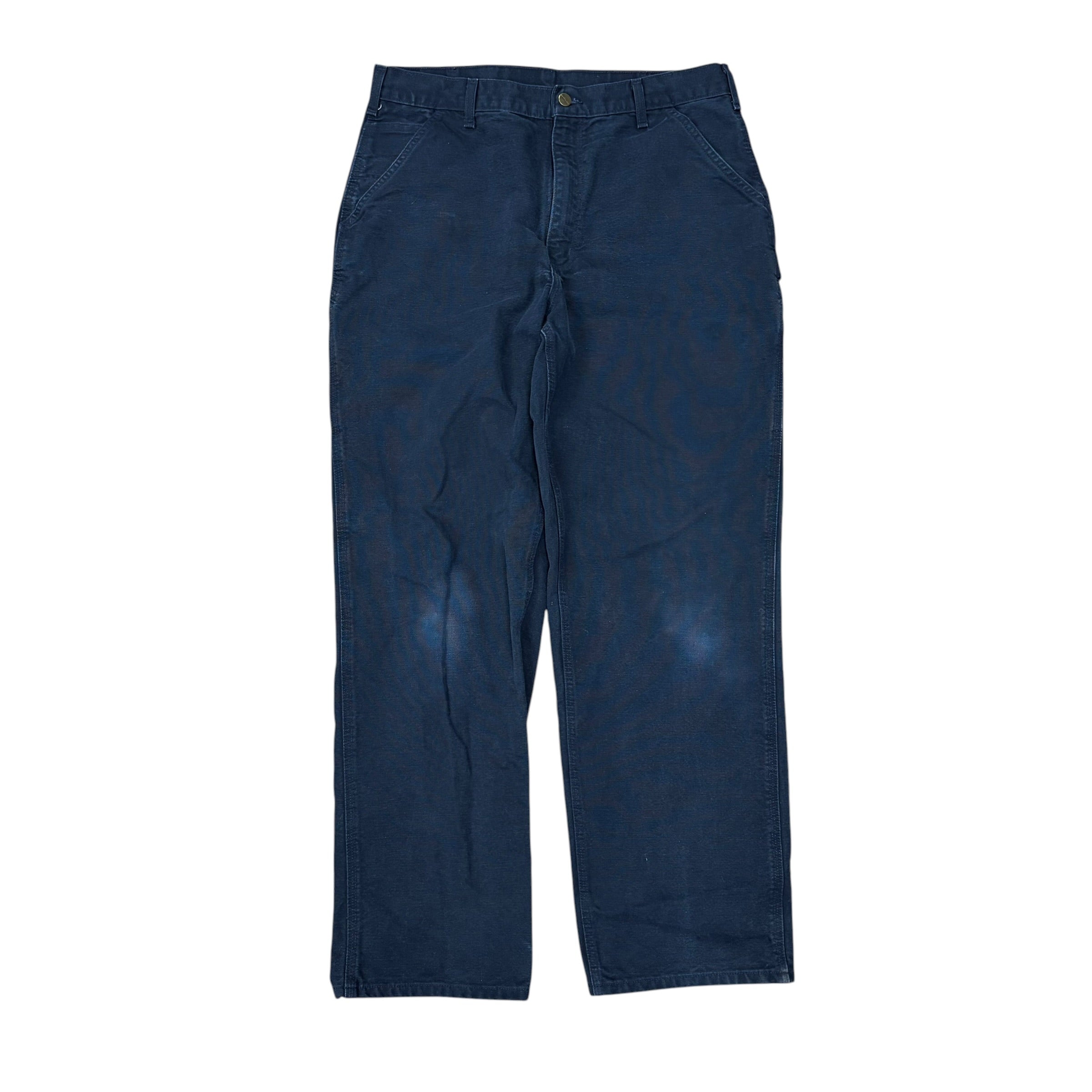 Vintage Carhartt Carpenter Loose Original Fit Pants Navy