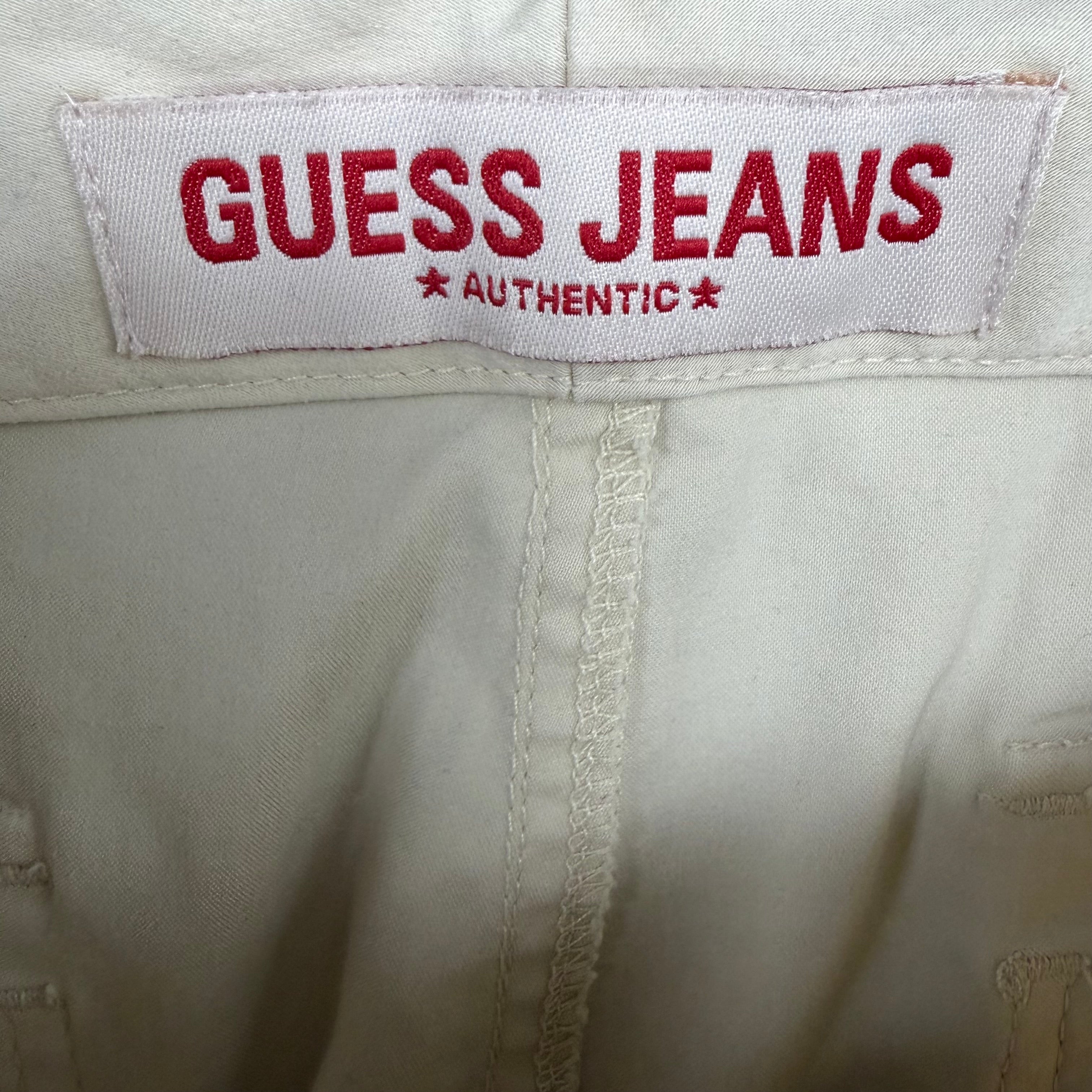 Vintage Guess Jeans Women’s Capris Light Cream